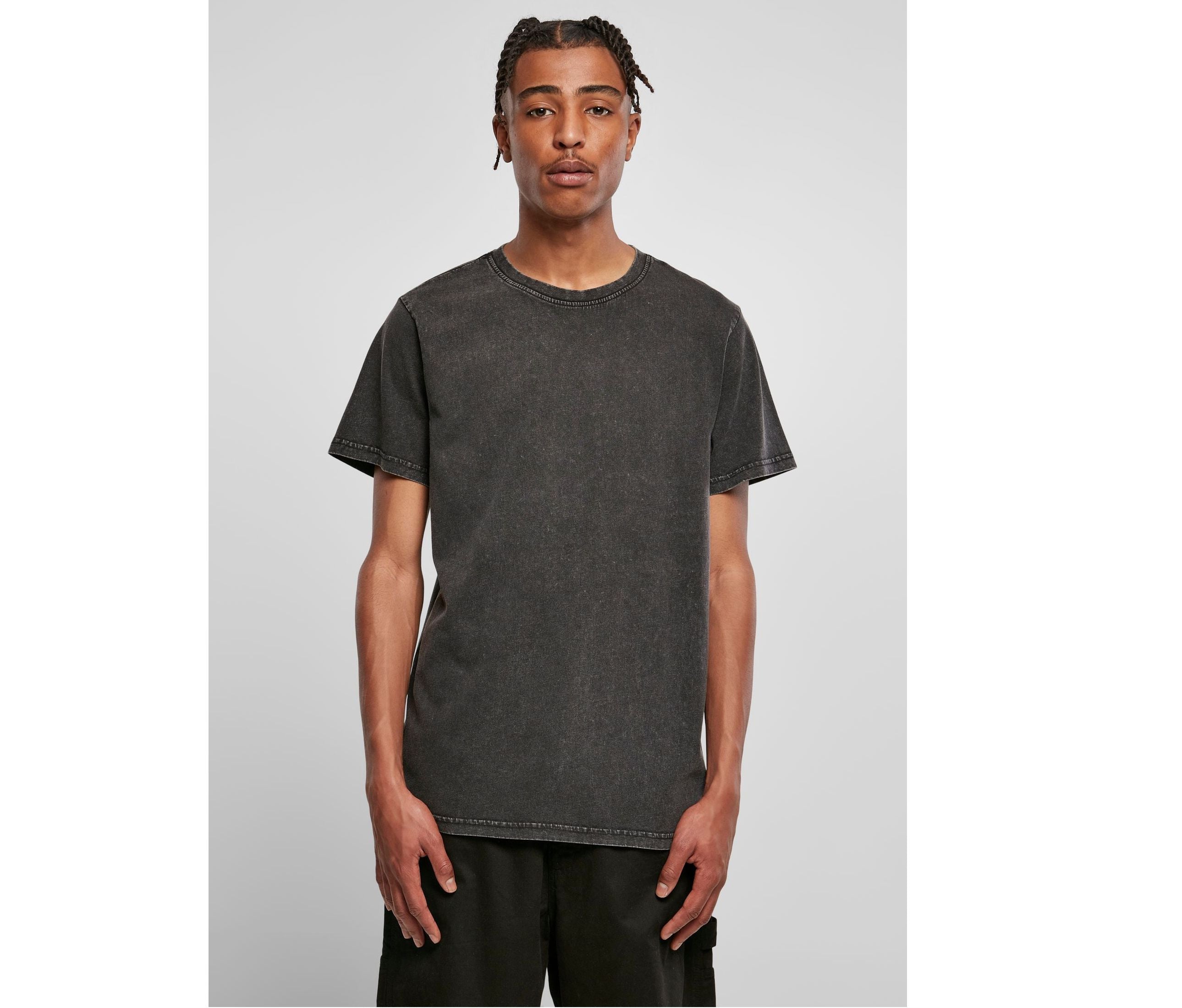 Camiseta de Hombre Desteñida - Build Your Brand BY190 - imagen 1