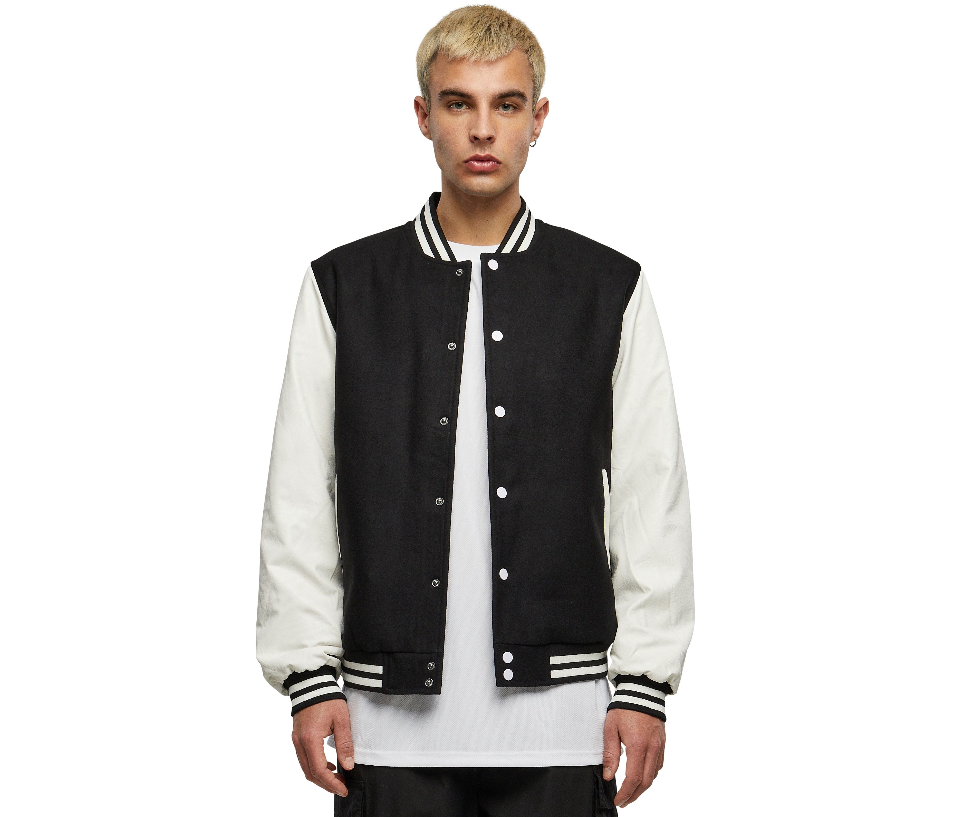 Chaqueta de Béisbol de Polipiel - Build Your Brand BY269 - imagen 1