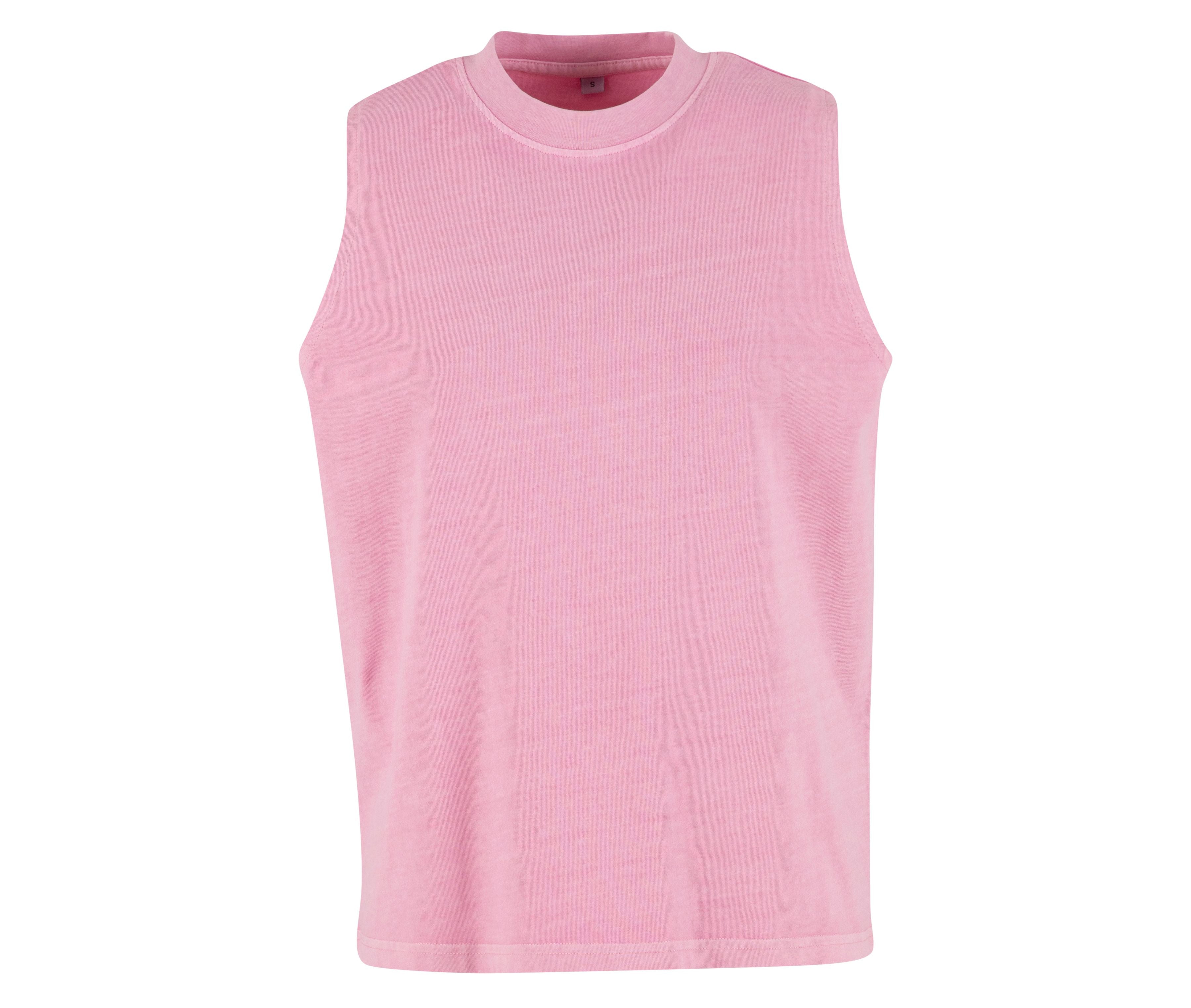Camiseta sin Mangas Vintage para Mujer - Build Your Brand BY429 - imagen 8