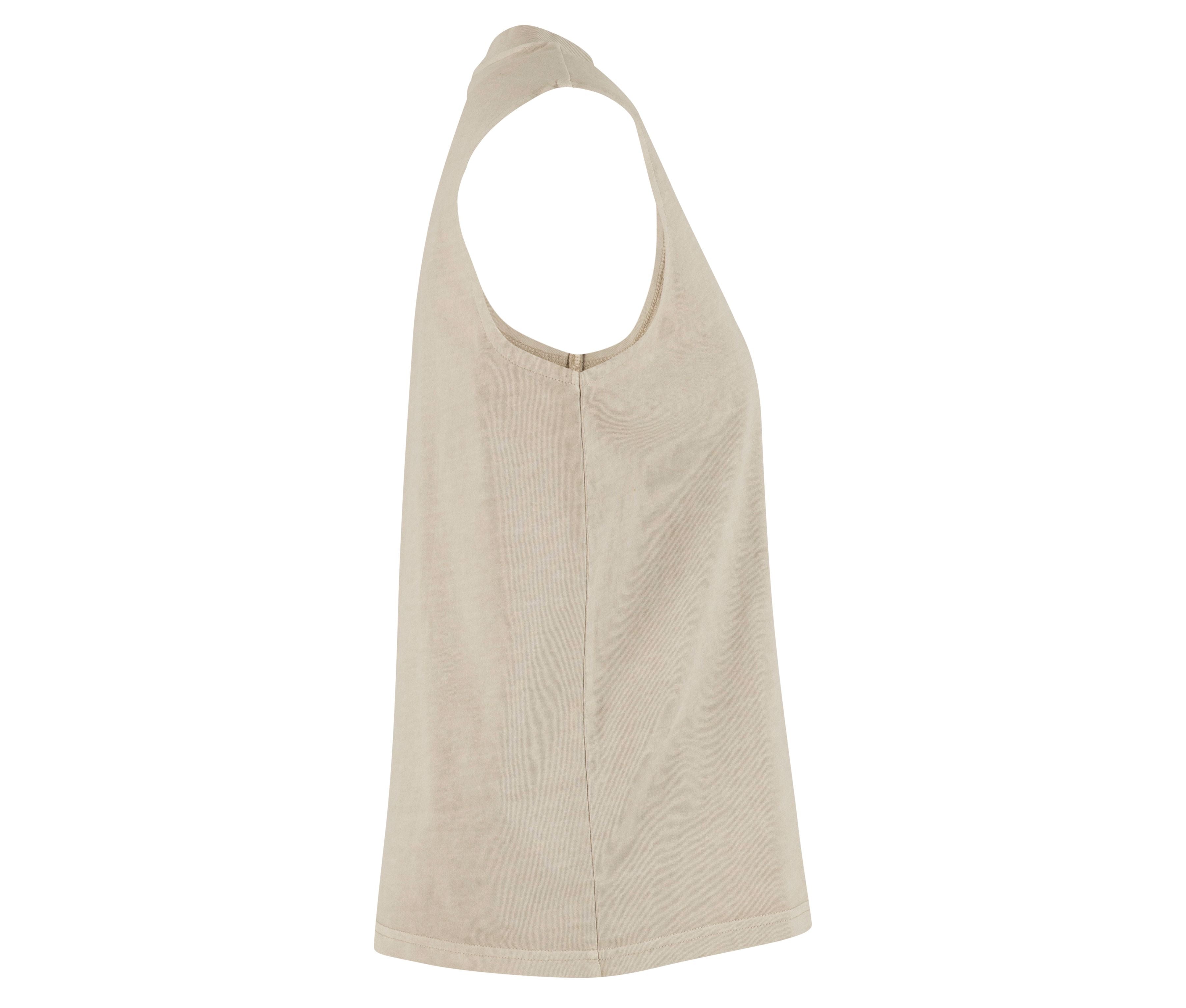 Camiseta sin Mangas Vintage para Mujer - Build Your Brand BY429 - imagen 10