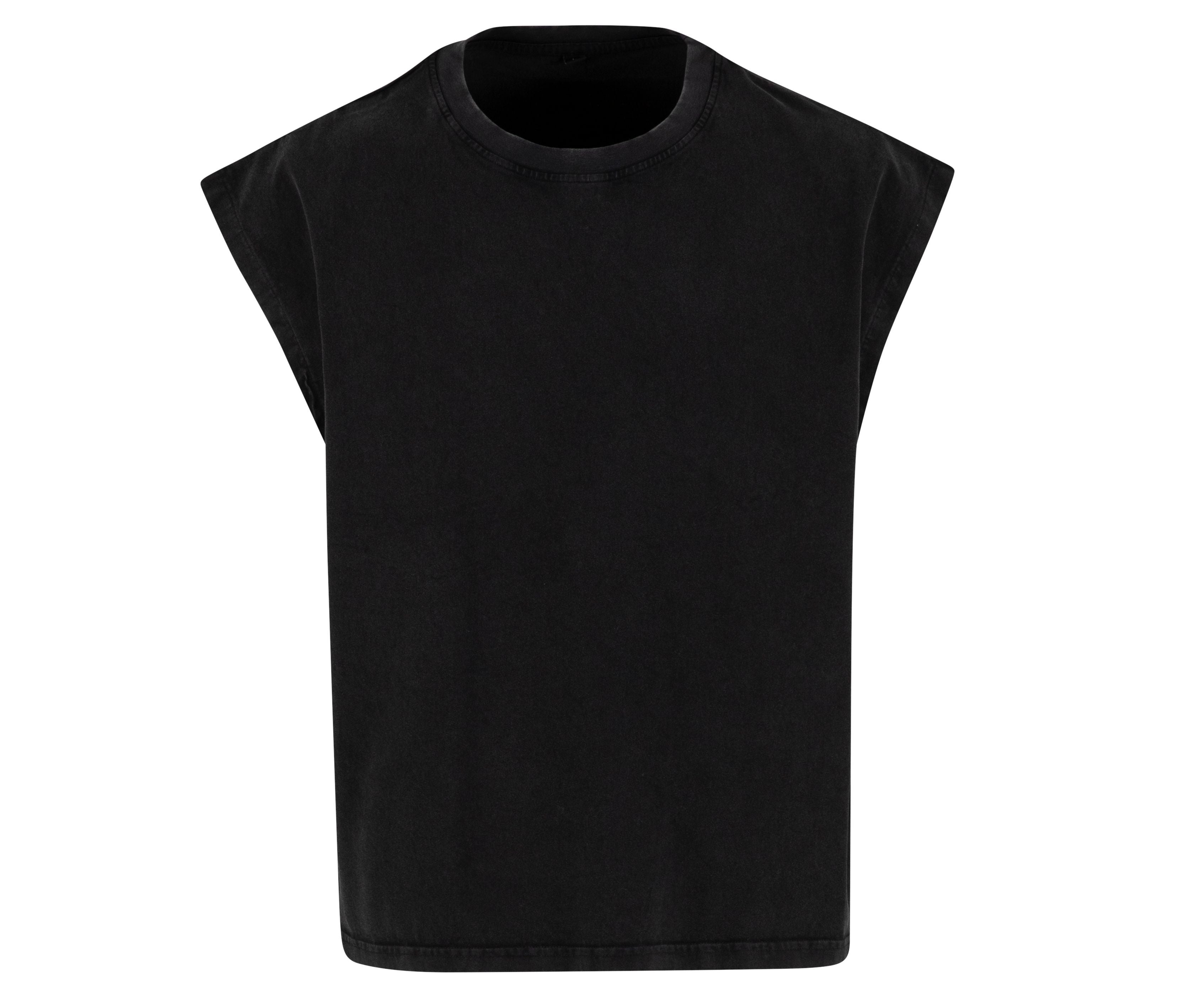 Camiseta sin Mangas Vintage para Hombre - Build Your Brand BY436 - imagen 4
