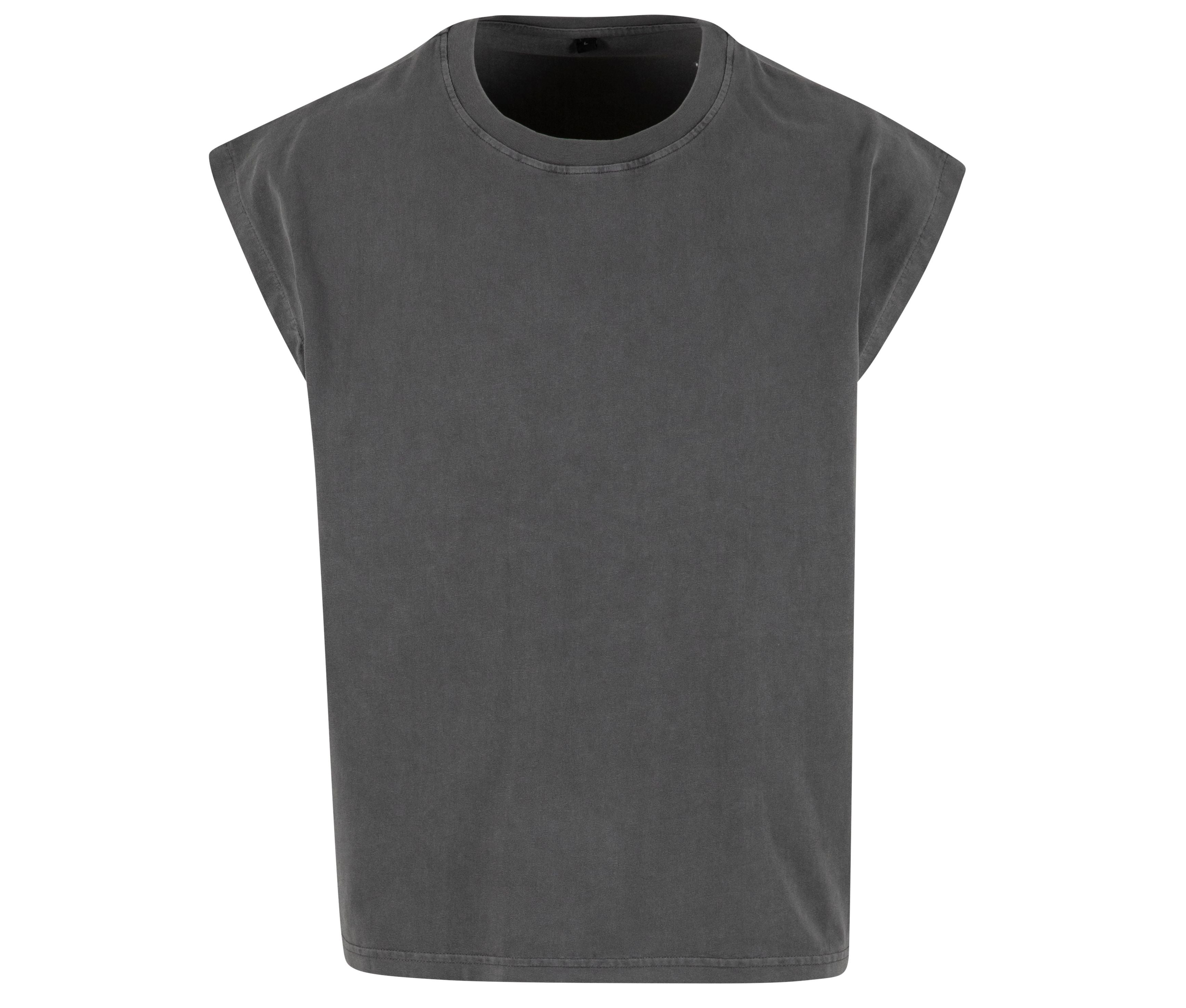 Camiseta sin Mangas Vintage para Hombre - Build Your Brand BY436 - imagen 8