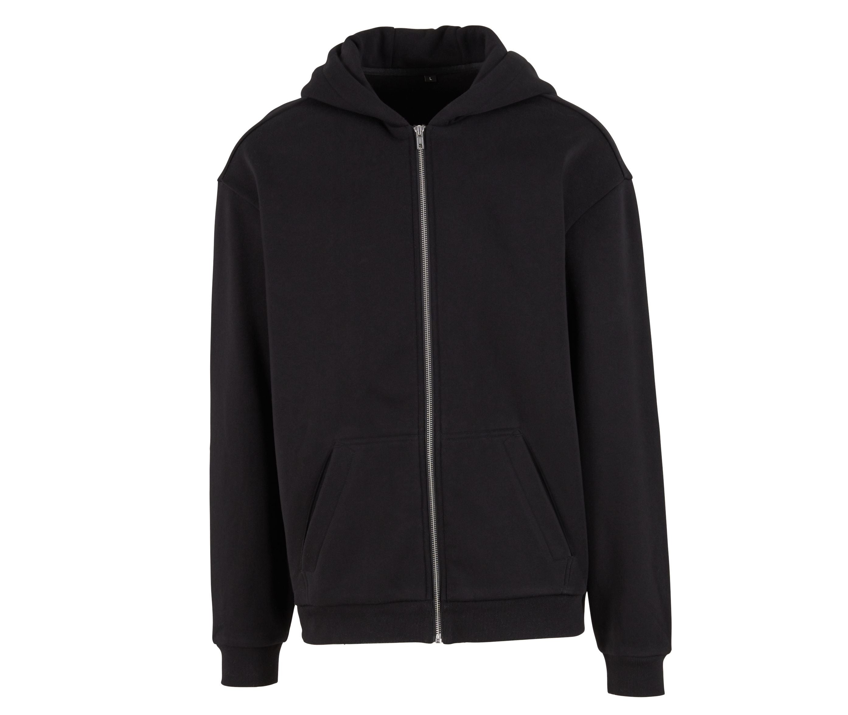 Sudadera Amplia con Cremallera y Capucha - Build Your Brand BY443 - imagen 4