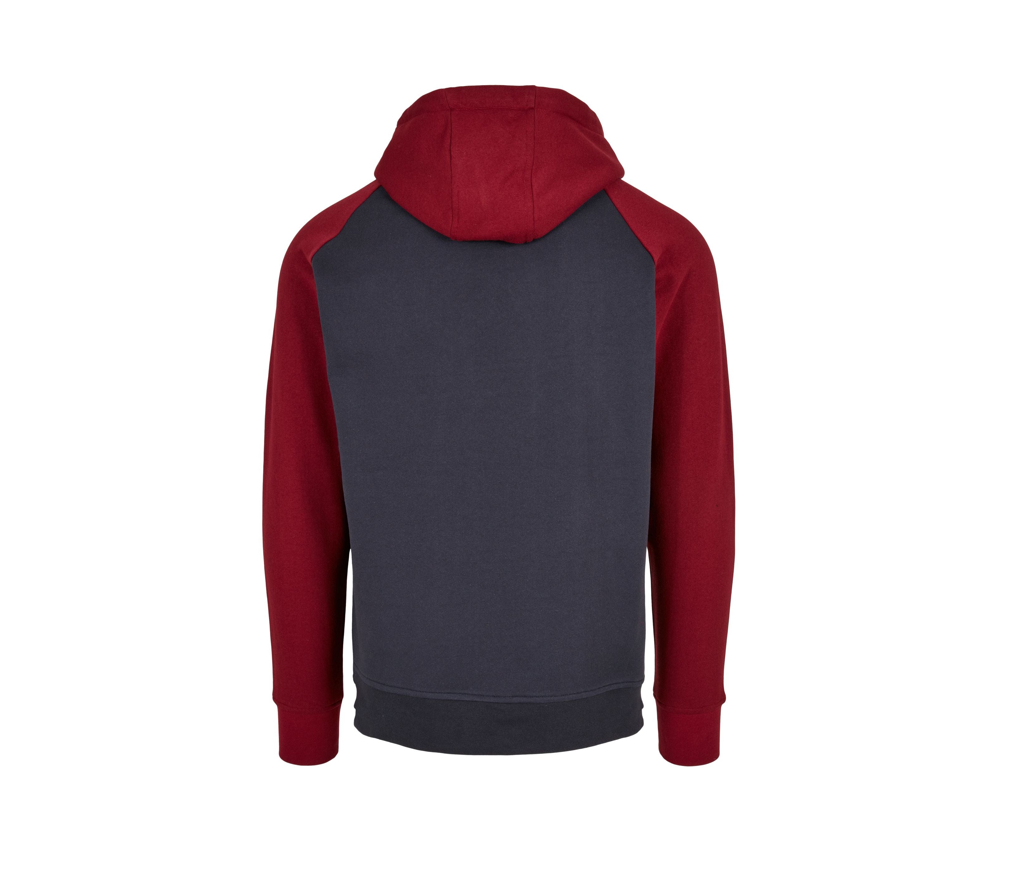 Sudadera con Capucha y Mangas Contrastadas - Build Your Brand BYB005 - imagen 3