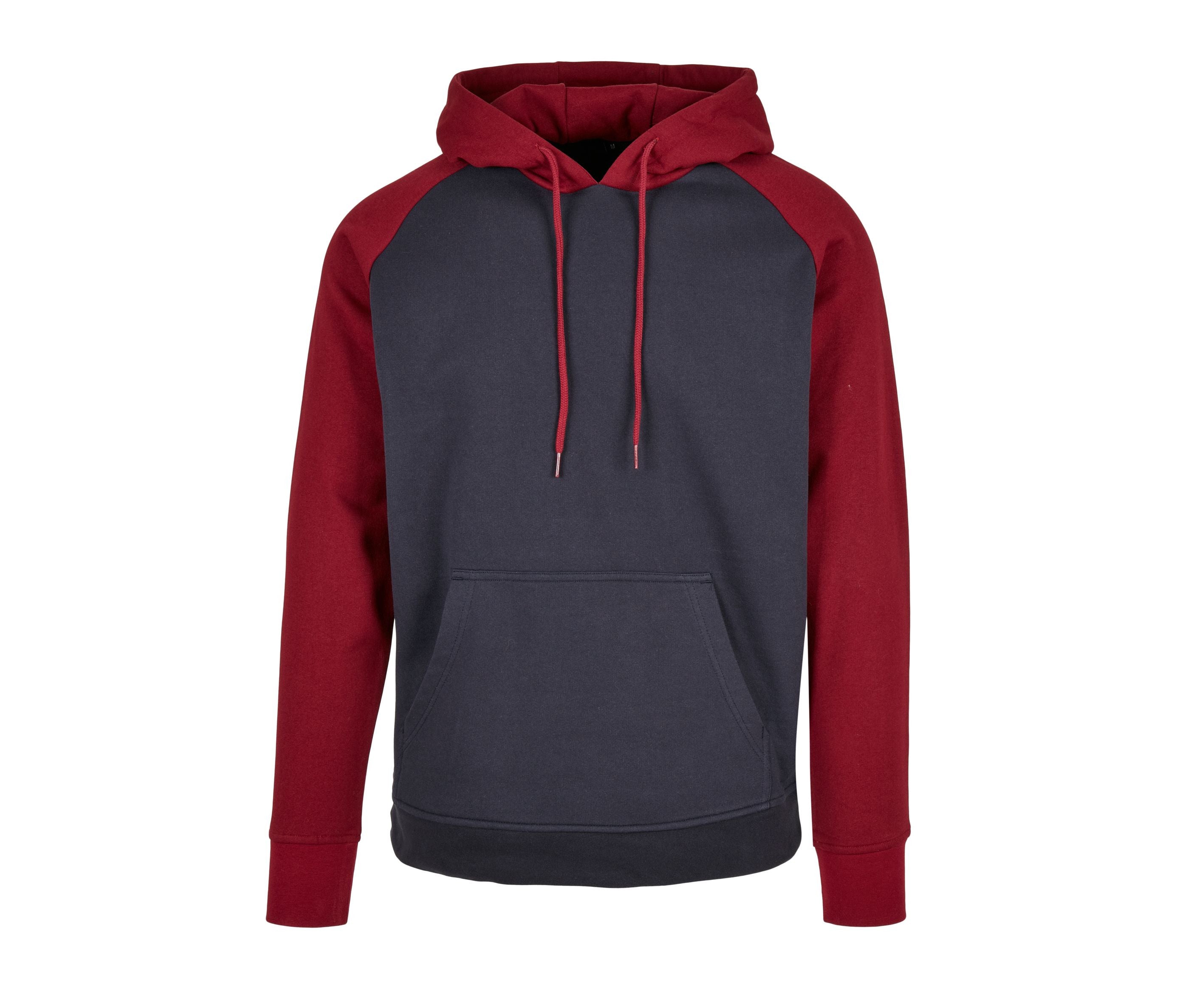 Sudadera con Capucha y Mangas Contrastadas - Build Your Brand BYB005 - imagen 4