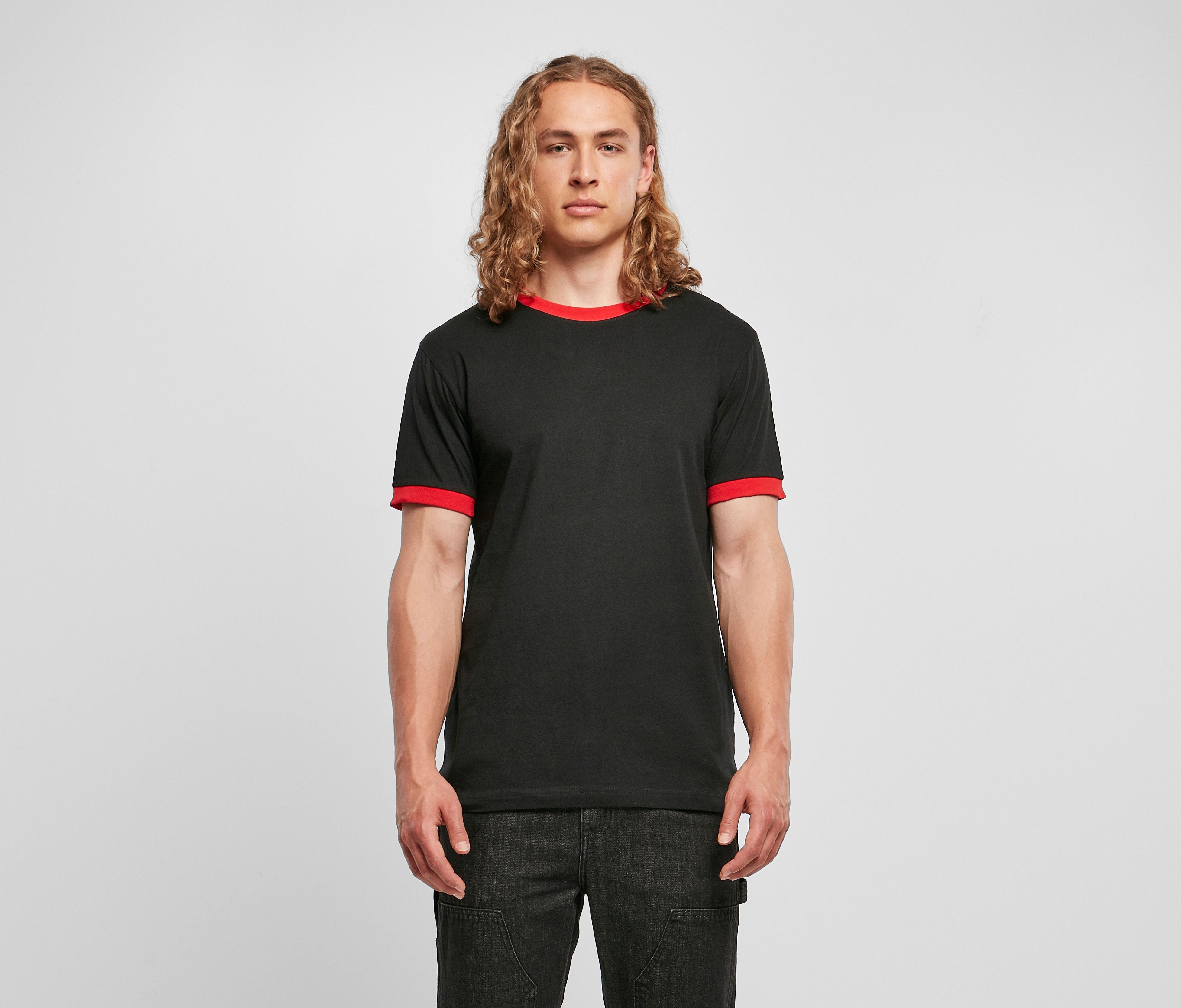 Camiseta Canalé Contraste - Build Your Brand BYB022 - imagen 1