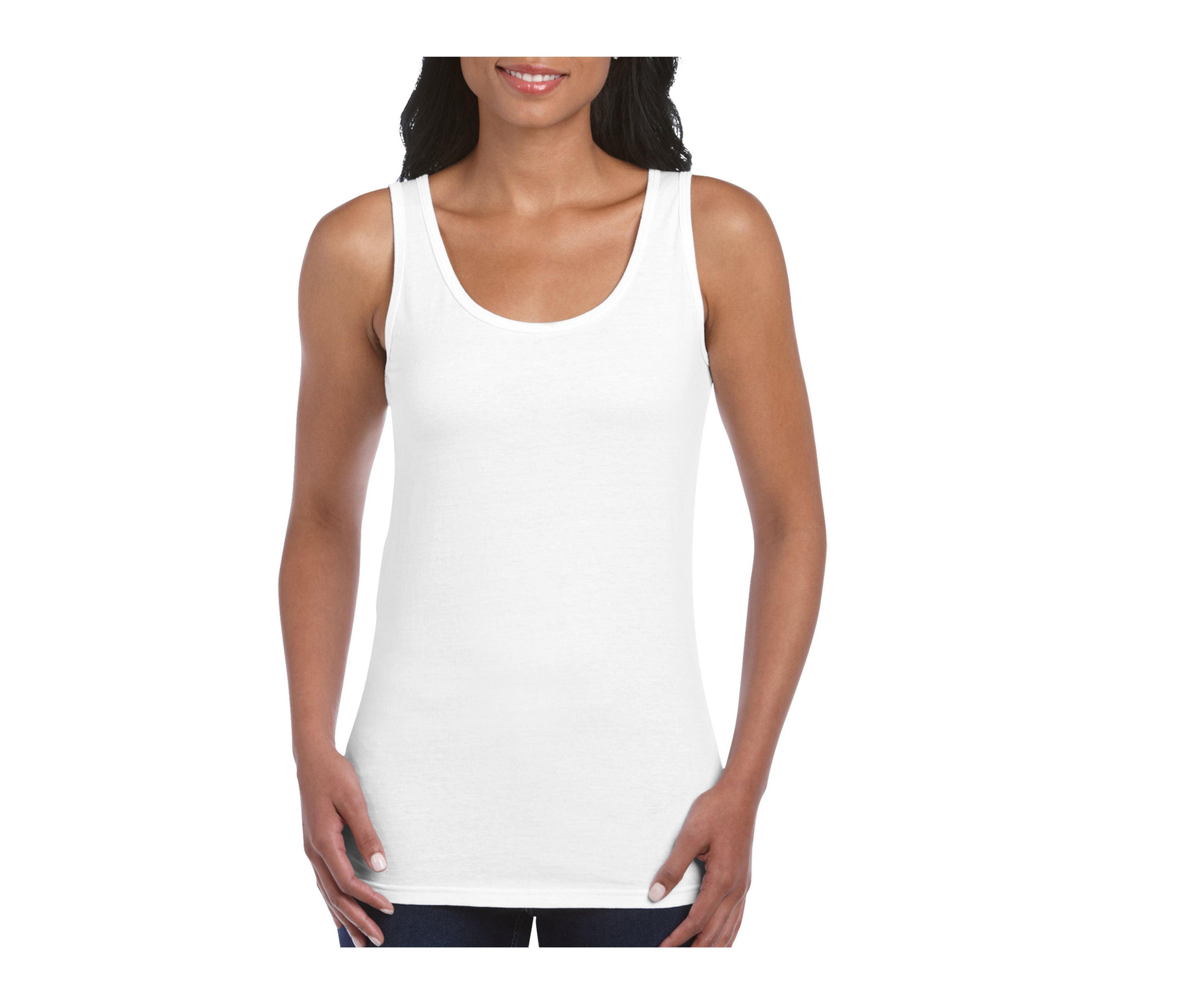 Camiseta Sin Manga Mujer - Gildan GN642