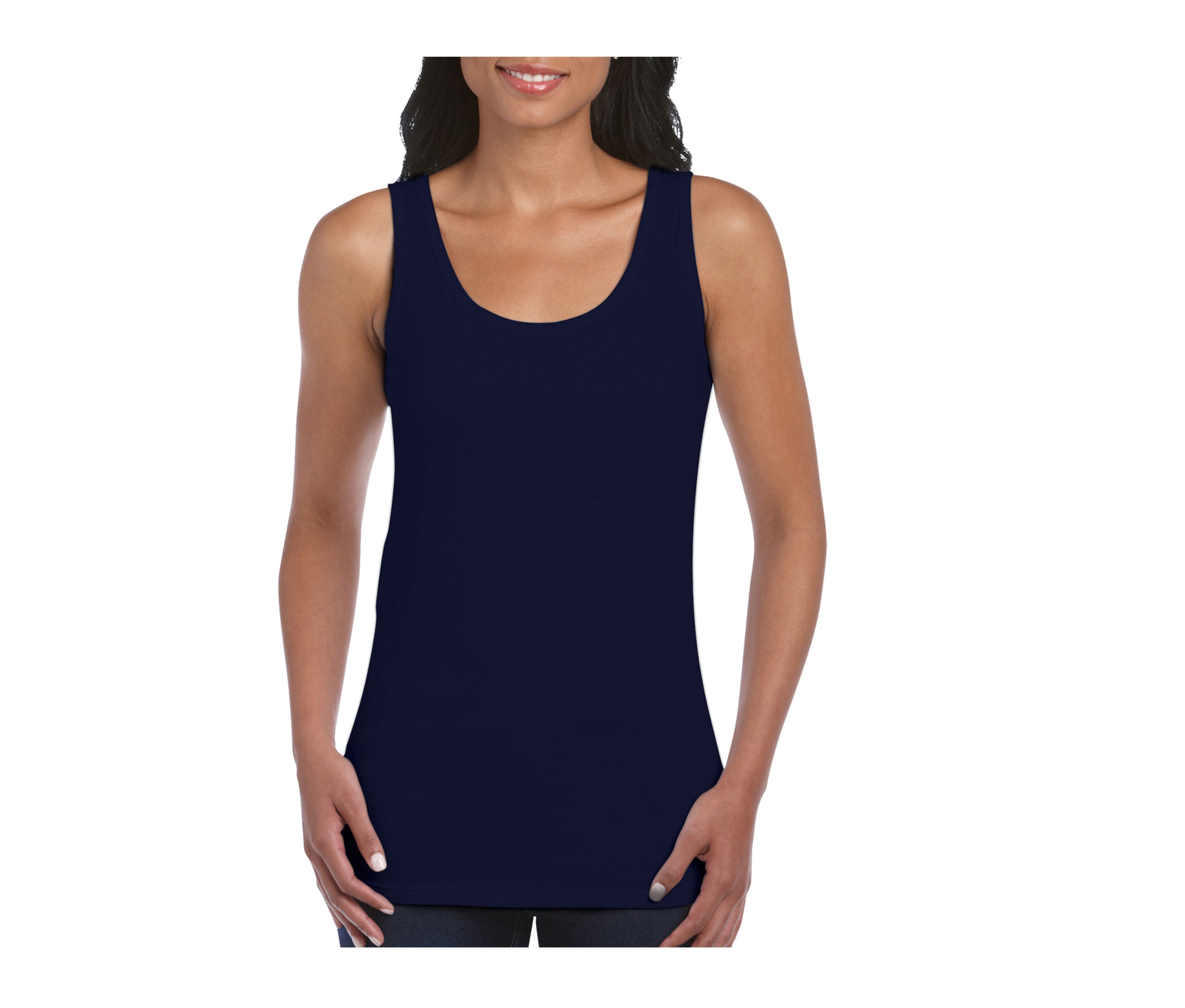 Camiseta Sin Manga Mujer - Gildan GN642