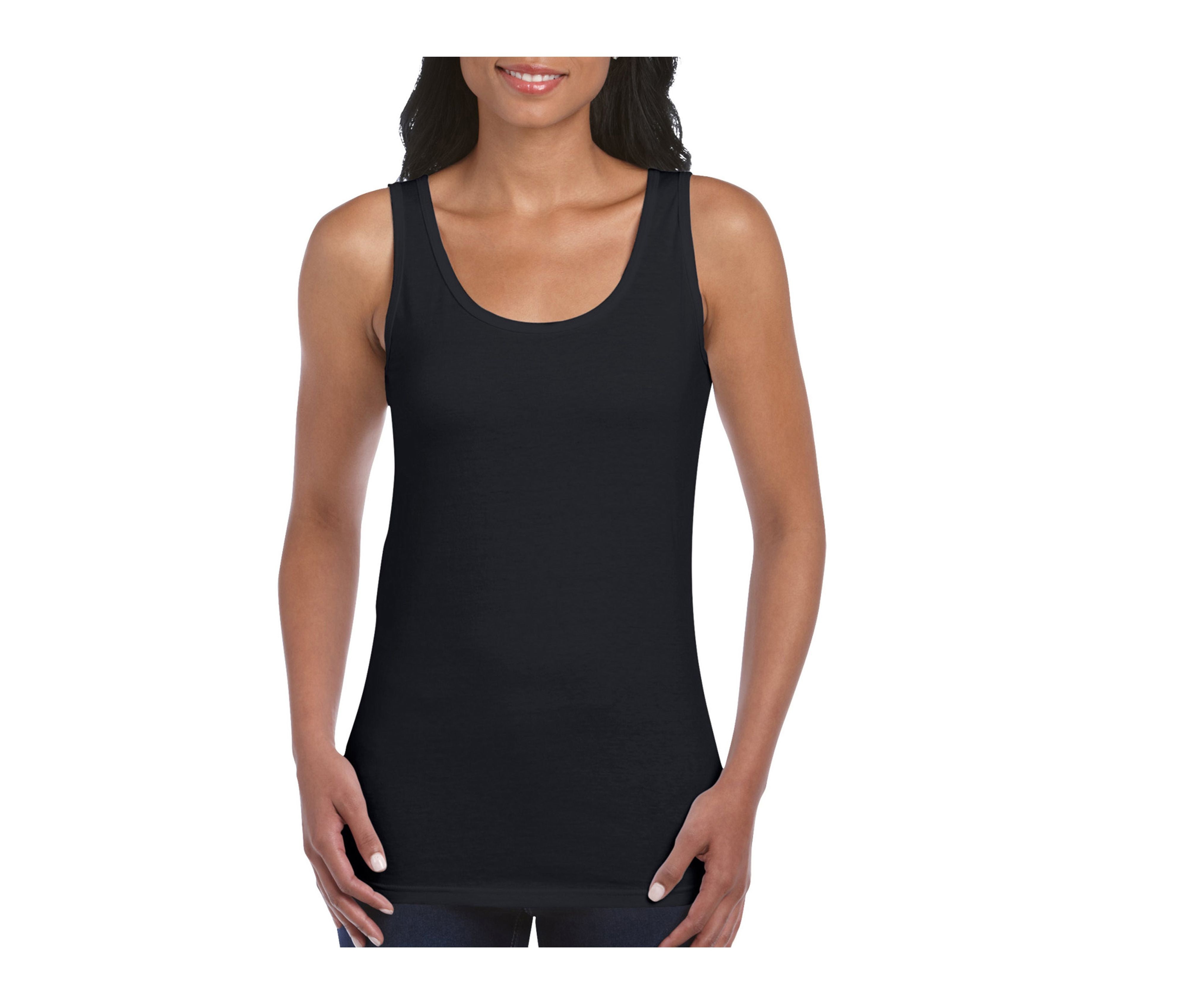 Camiseta Sin Manga Mujer - Gildan GN642
