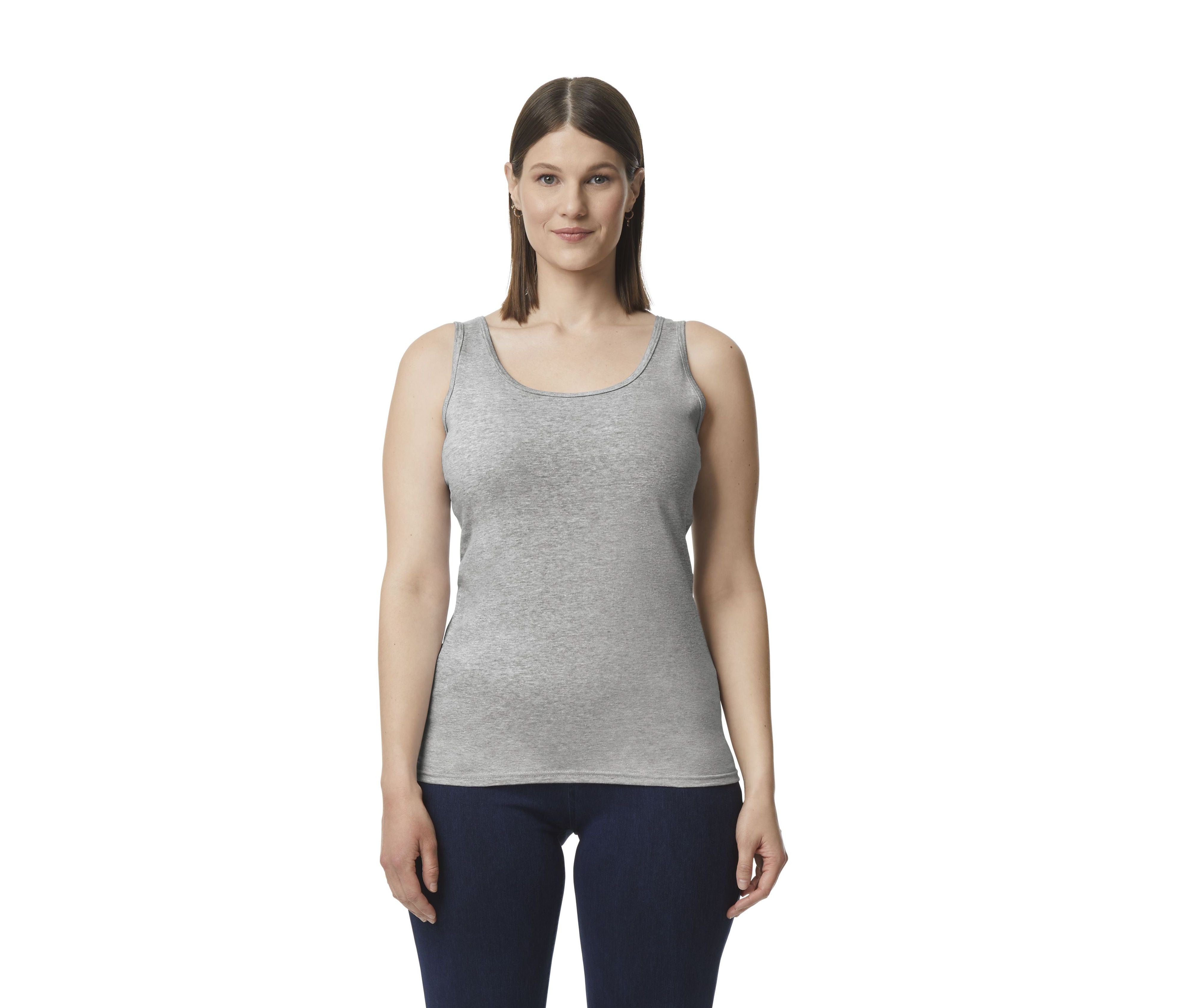Camiseta Sin Manga Mujer - Gildan GN642