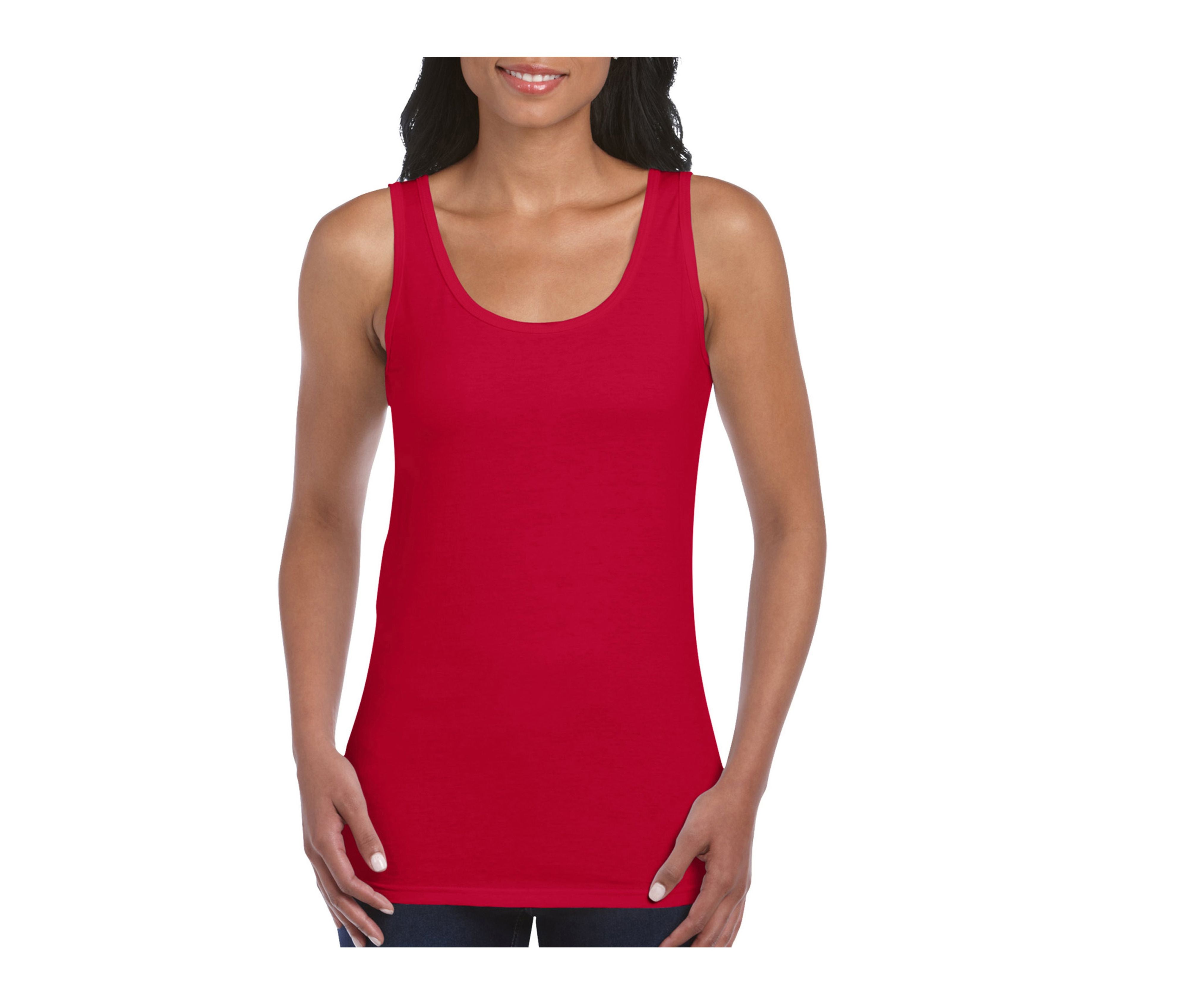 Camiseta Sin Manga Mujer - Gildan GN642