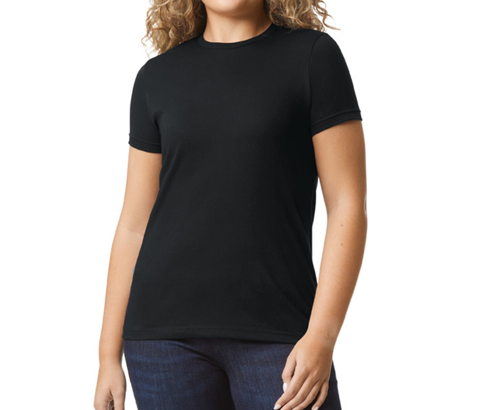 Camiseta De Polialgodón Para Mujer - Gildan