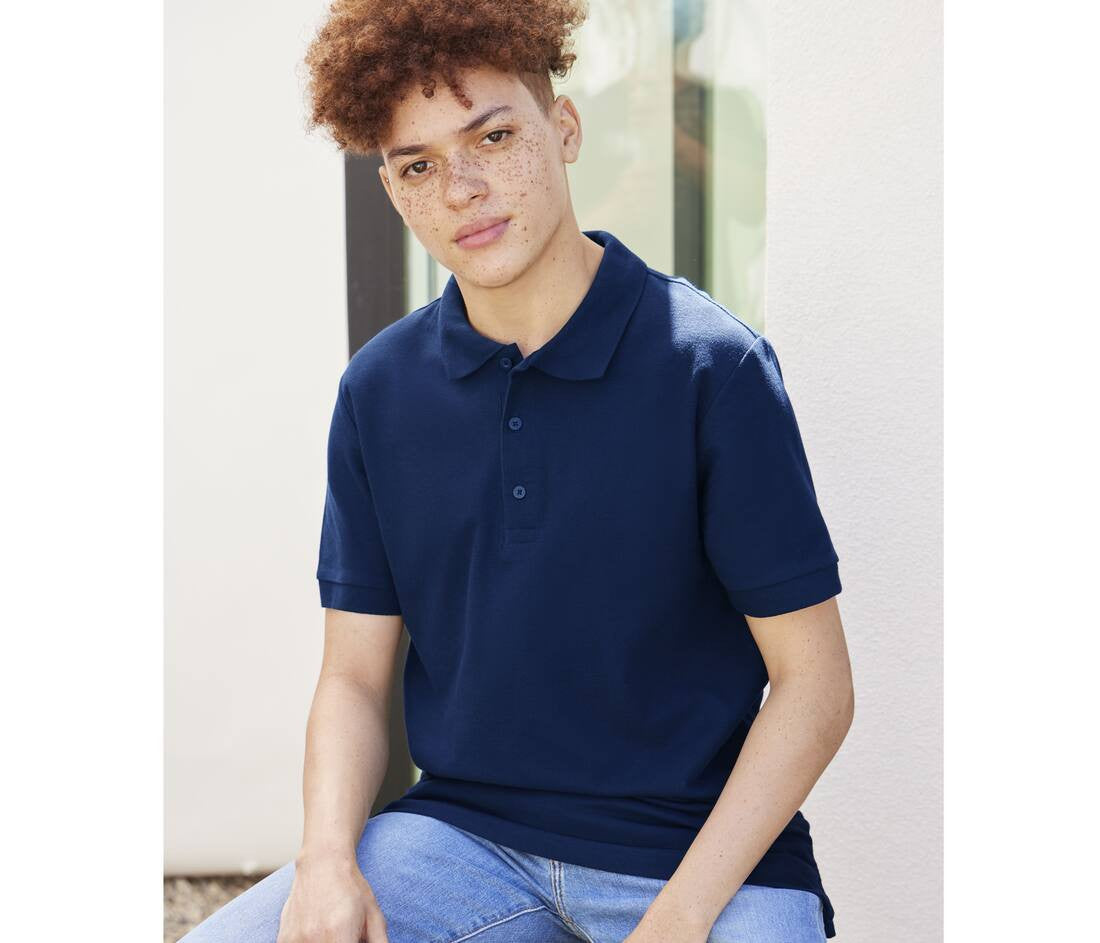 Premium Baumwolle Doppel Piqué Polo