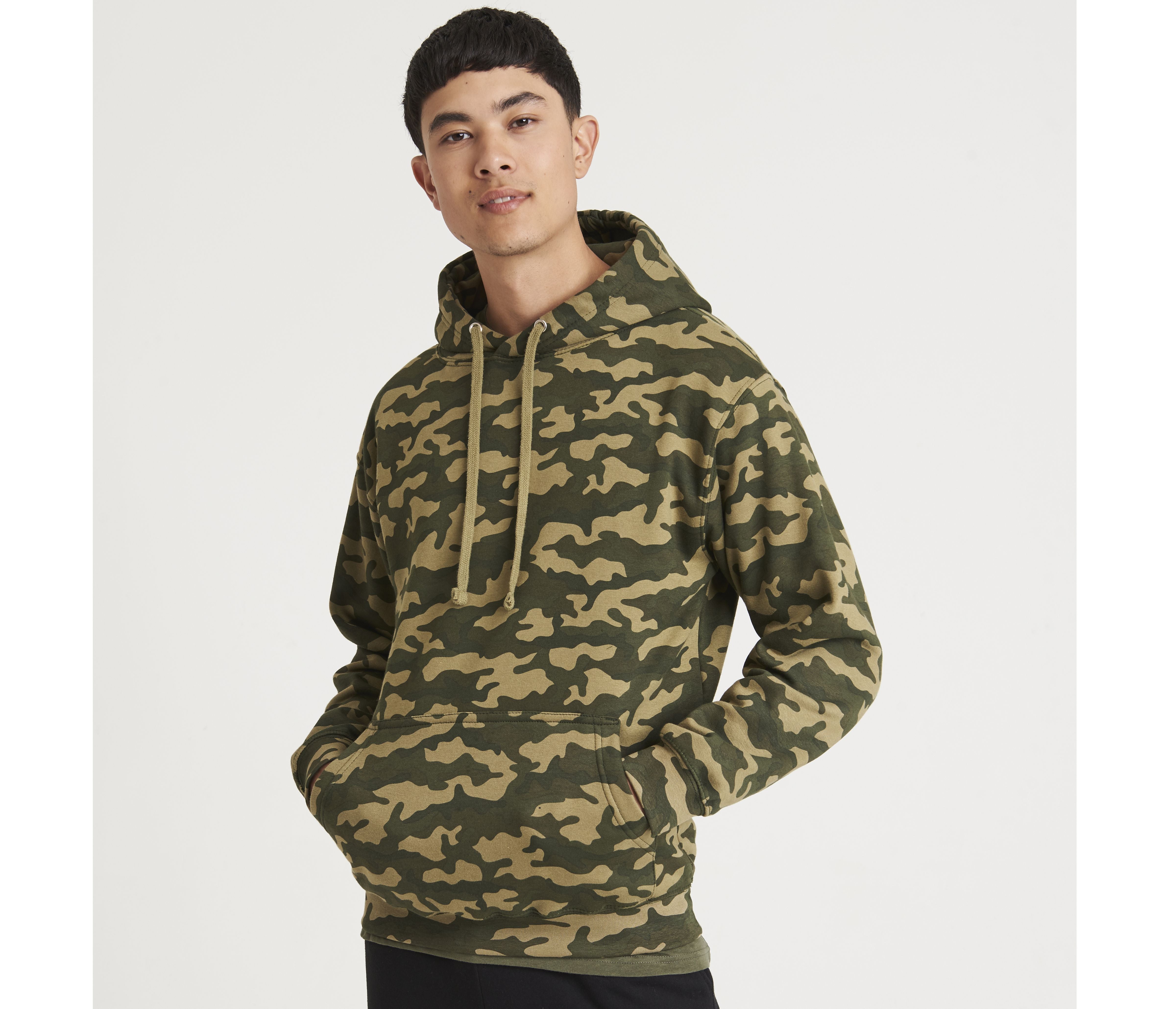 Sudadera con Capucha de Camuflaje - Just Hoods JH014 - imagen 1