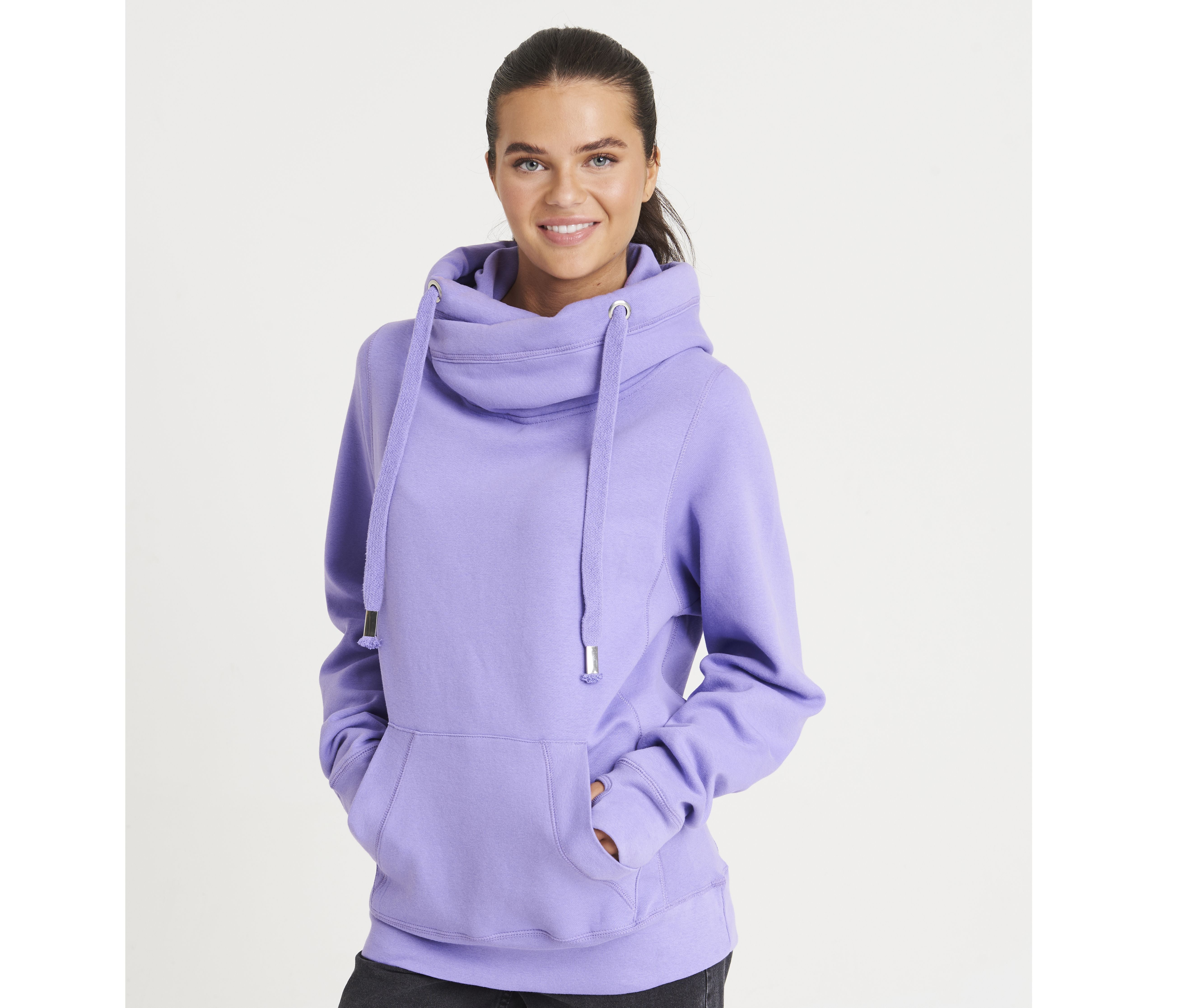 Sudadera con Cuello Cruzado - Just Hoods JH021 - imagen 1