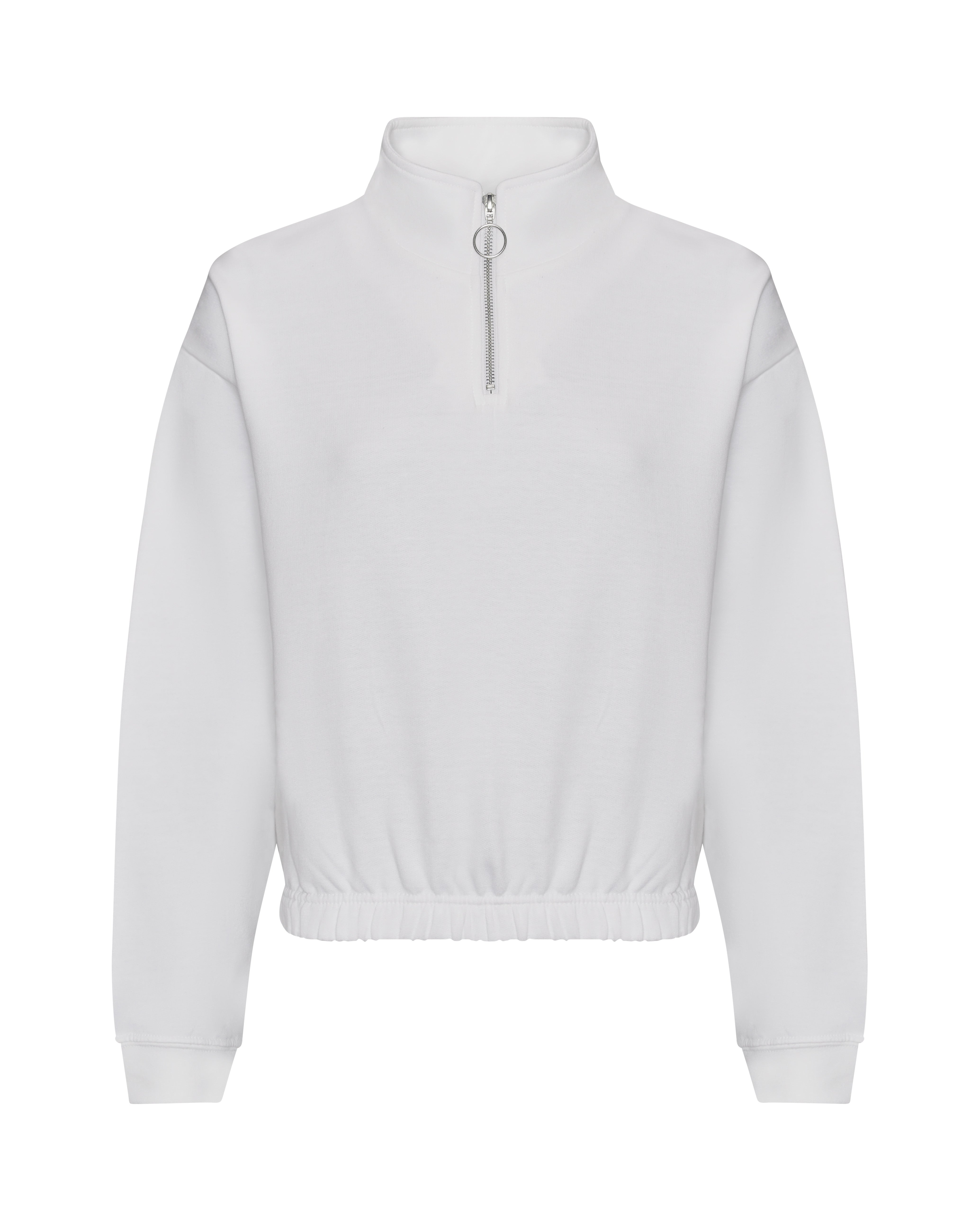 Sudadera Corta con Cremallera en el Cuello Mujer - Just Hoods JH037 - imagen 9