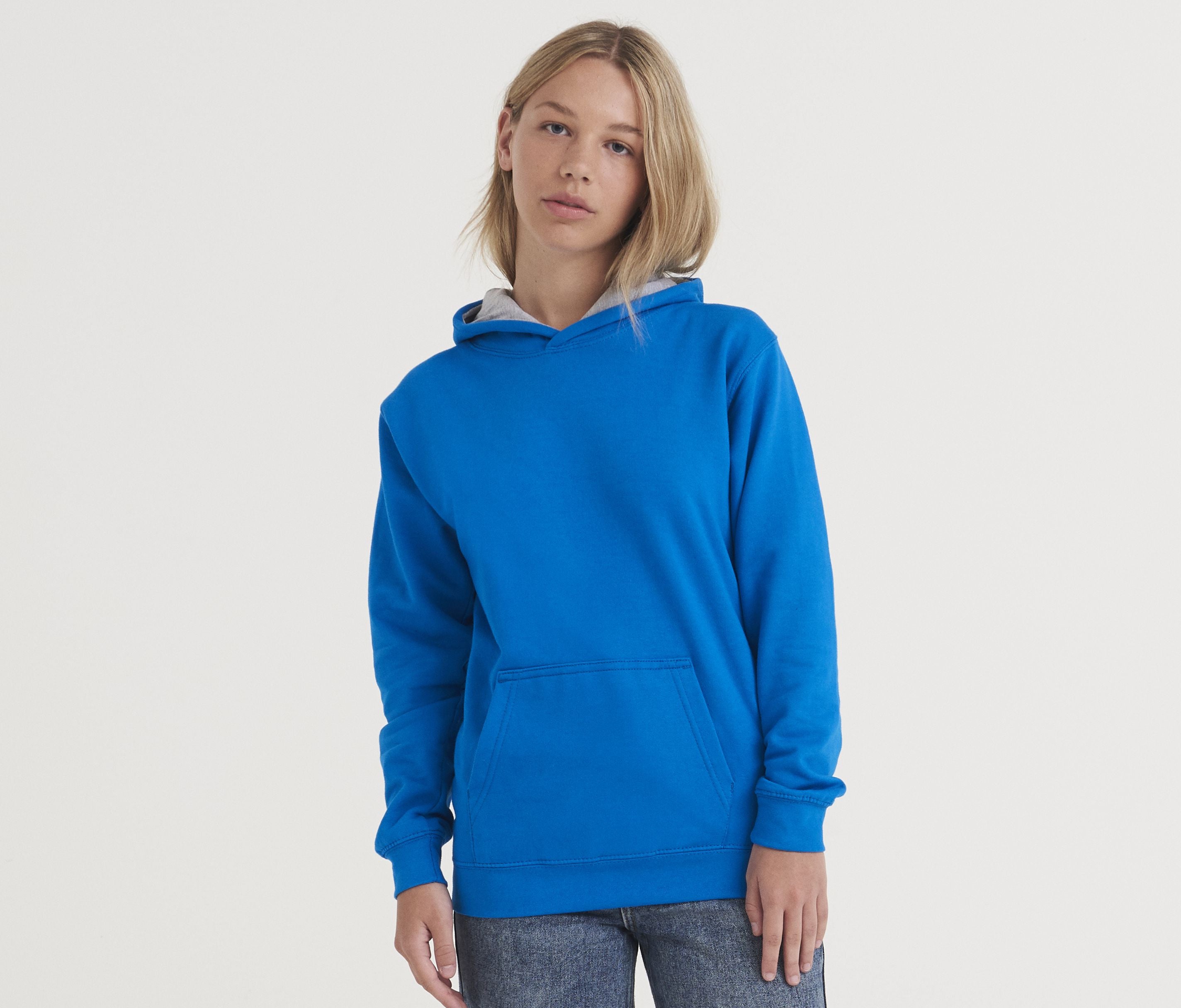 Sudadera con Capucha Contrastada - Just Hoods JH03J - imagen 1