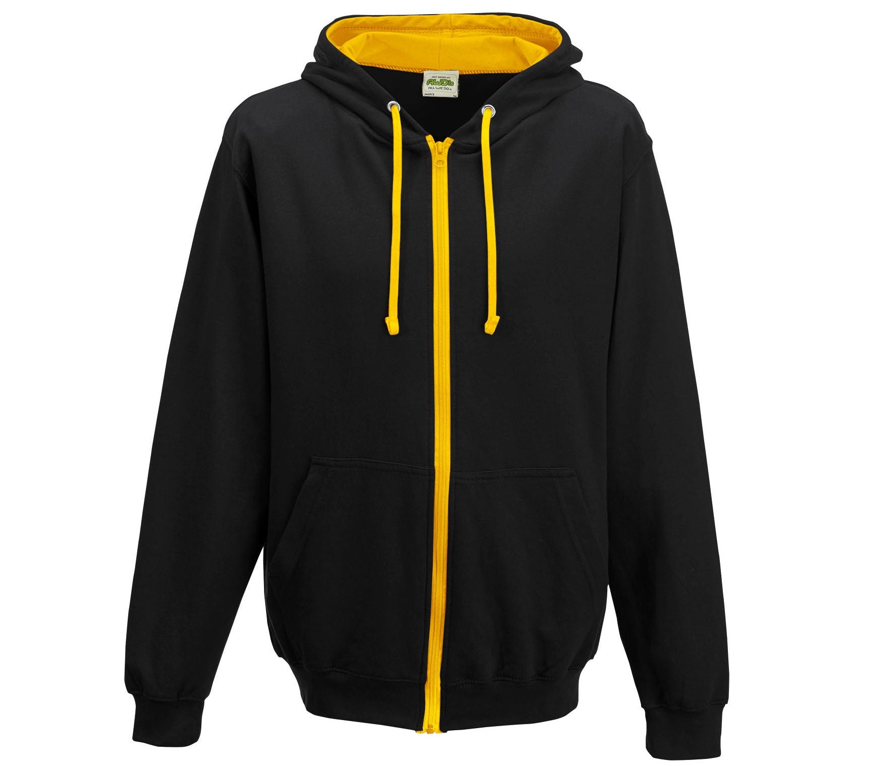 Sudadera con Capucha Contrastada y Cremallera - Just Hoods JH053 - imagen 3