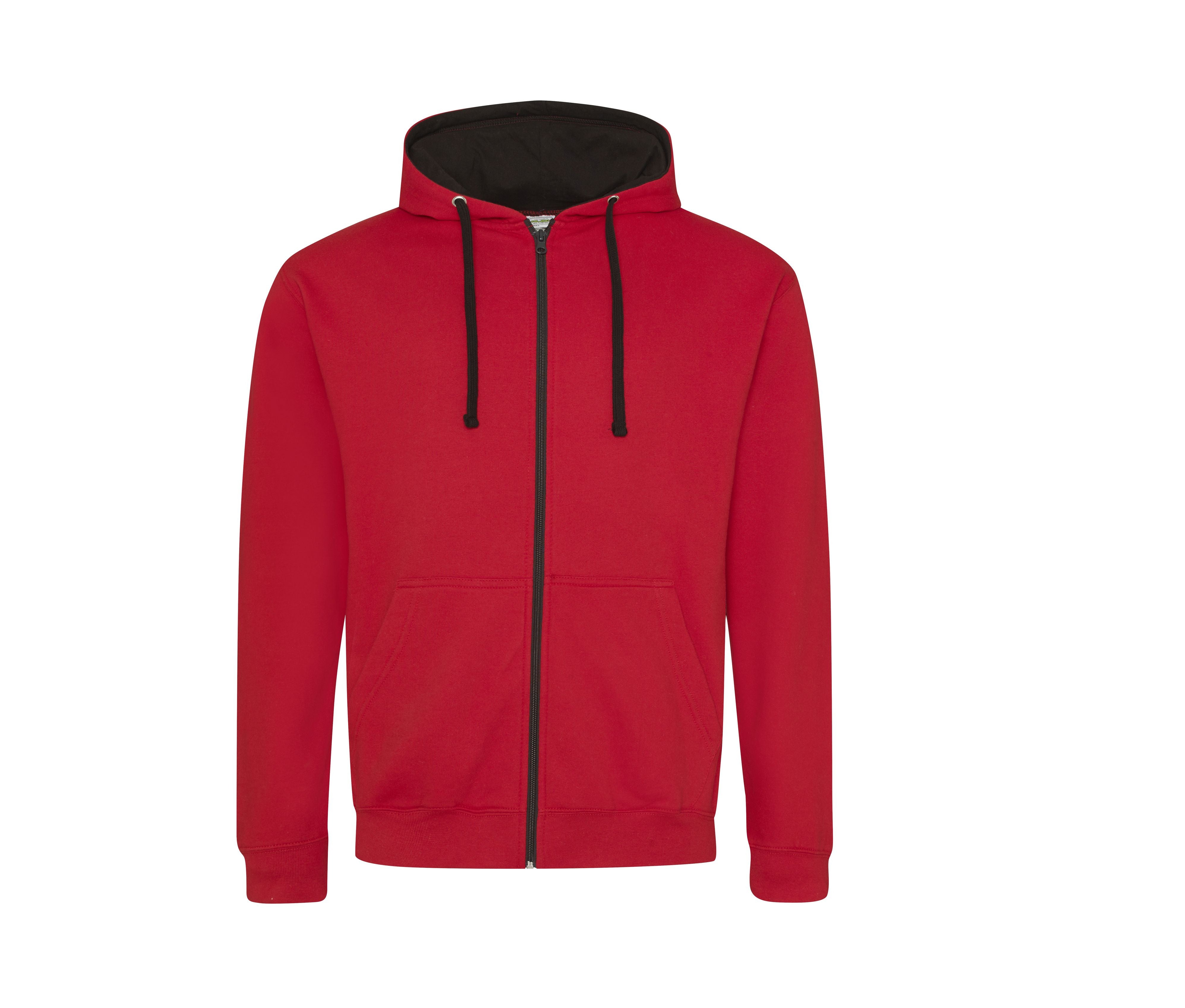 Sudadera con Capucha Contrastada y Cremallera - Just Hoods JH053 - imagen 21