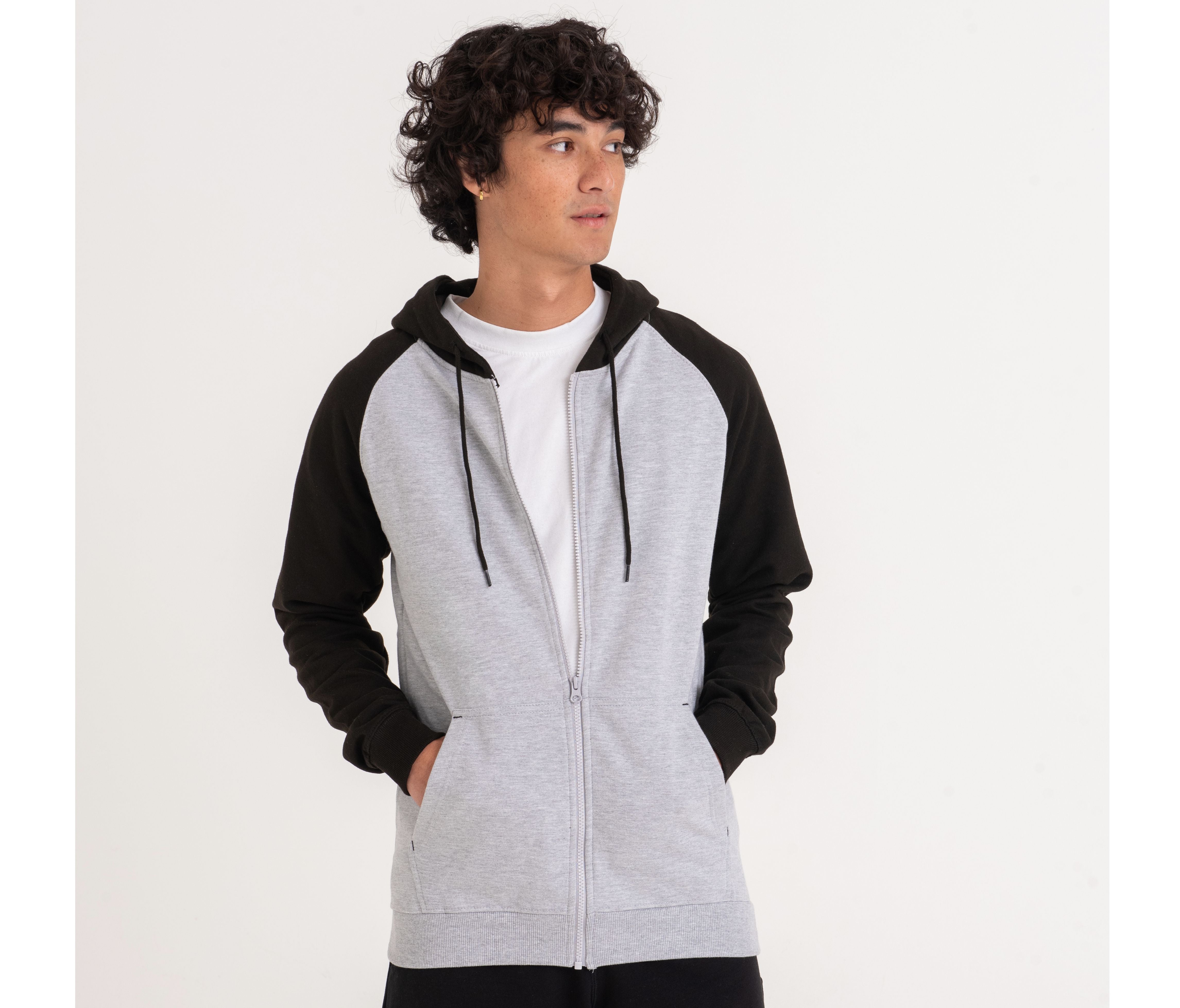 Sudadera Béisbol con Cremallera - Just Hoods JH063 - imagen 1