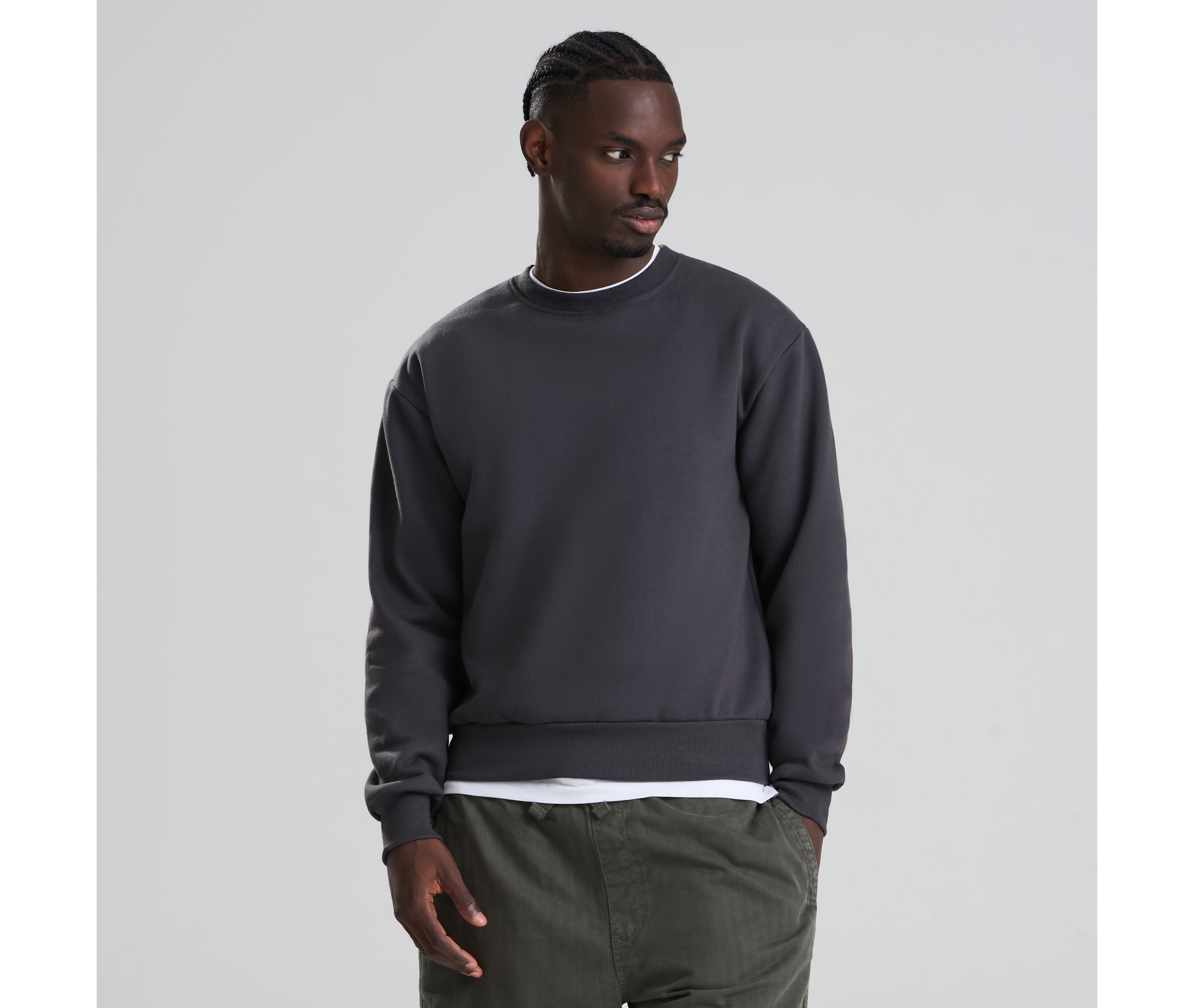 Sudadera Gruesa de Cuello Redondo - Just Hoods JH113 - imagen 1