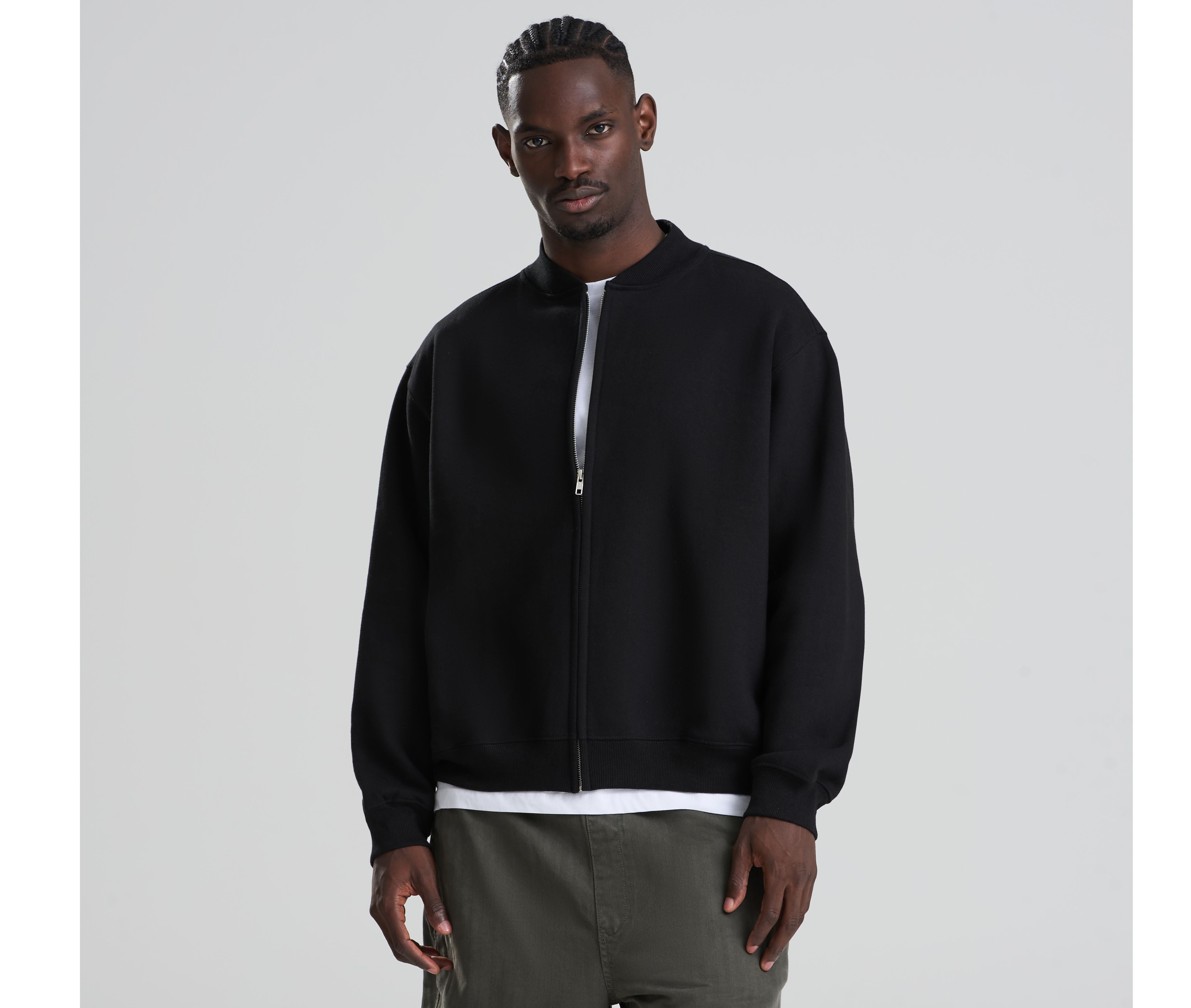 Sudadera Gruesa Estilo Bomber - Just Hoods JH124 - imagen 1