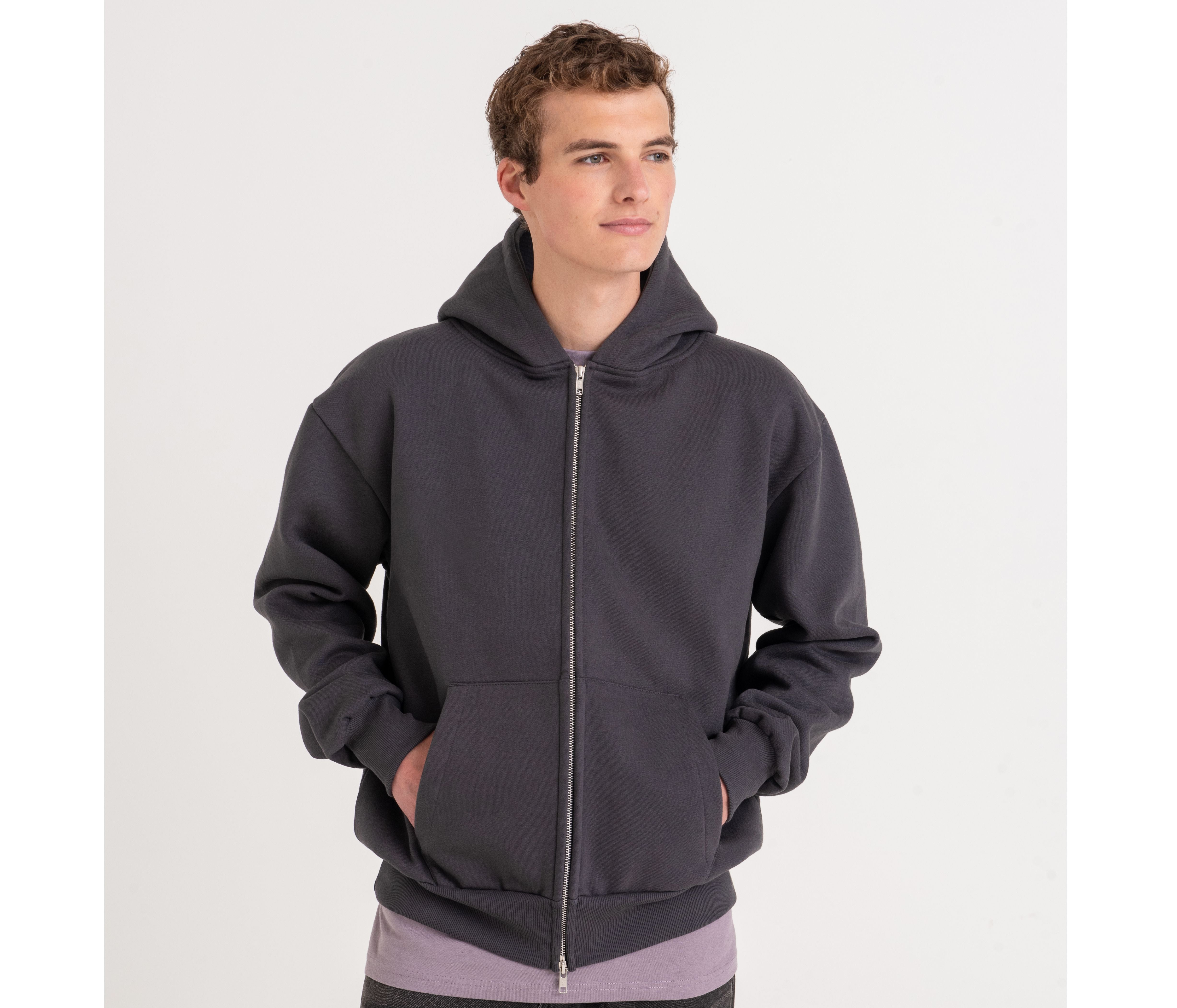 Sudadera Pesada con Cremallera - Just Hoods JH125 - imagen 1