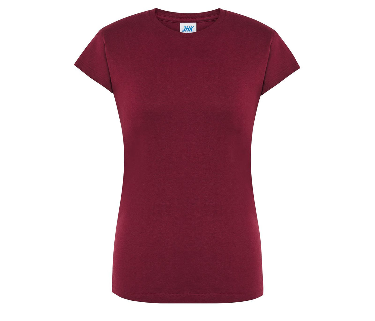 Camiseta Manga Corta Mujer 145 - JHK JK150 - BURGUNDY