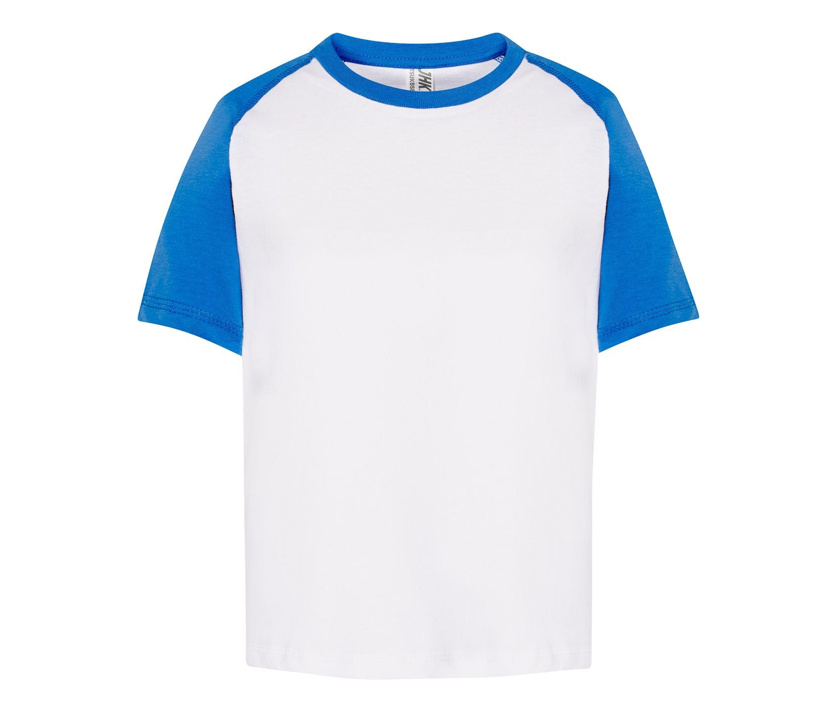 Camiseta Béisbol Niño 155 - JHK JK153 - WHITE / ROYAL BLUE