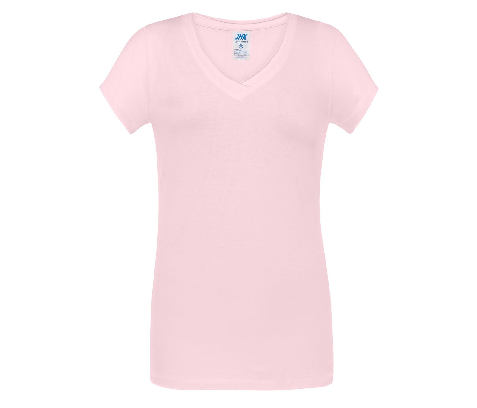 Camiseta Cuello Pico Mujer 145 - JHK JK158 - PINK