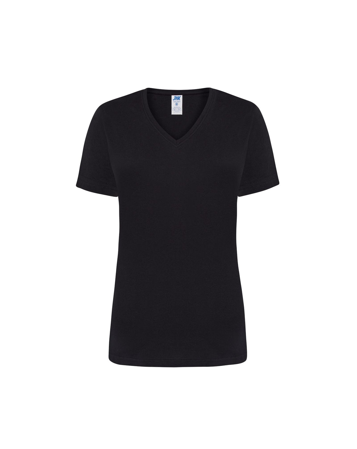 Camiseta Cuello Pico Mujer 145 - JHK JK158 - BLACK