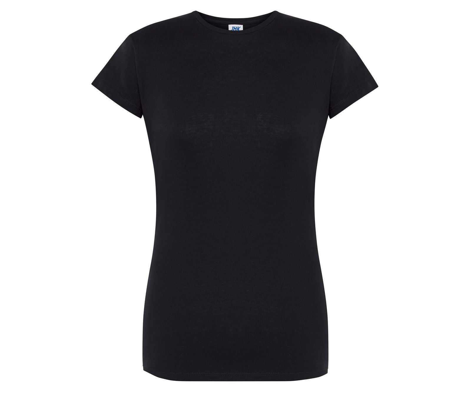 Camiseta Manga Corta Premium Mujer 170 - JHK JK180 - BLACK