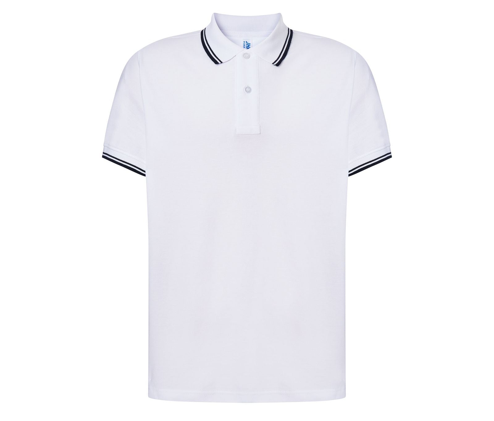 Polo Hombre 210 - JHK JK205 - WHITE/NAVY