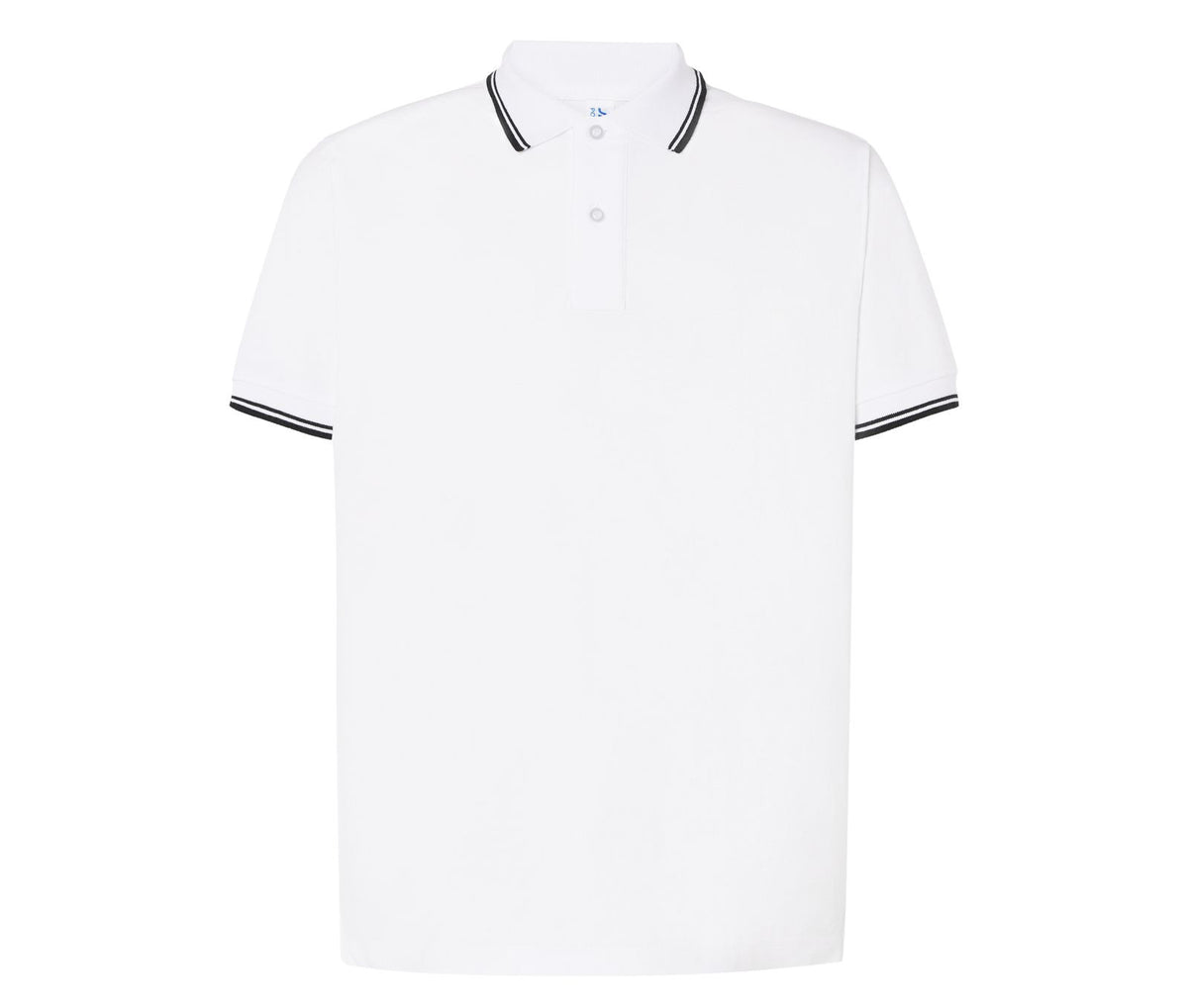 Polo Hombre 210 - JHK JK205 - WHITE / BLACK