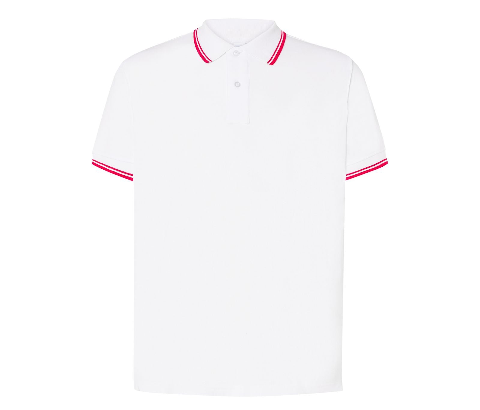 Polo Hombre 210 - JHK JK205 - WHITE / RED