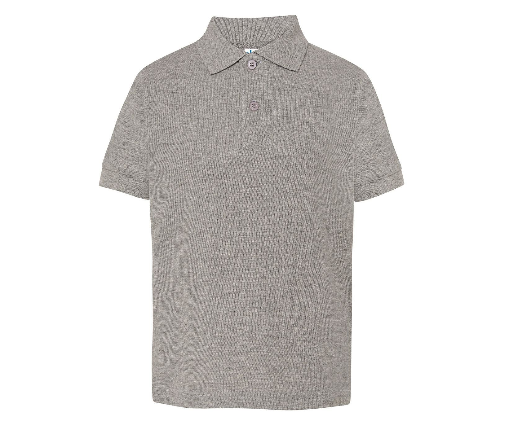Polo Niño 210 - JHK JK210K - GREY MELANGE