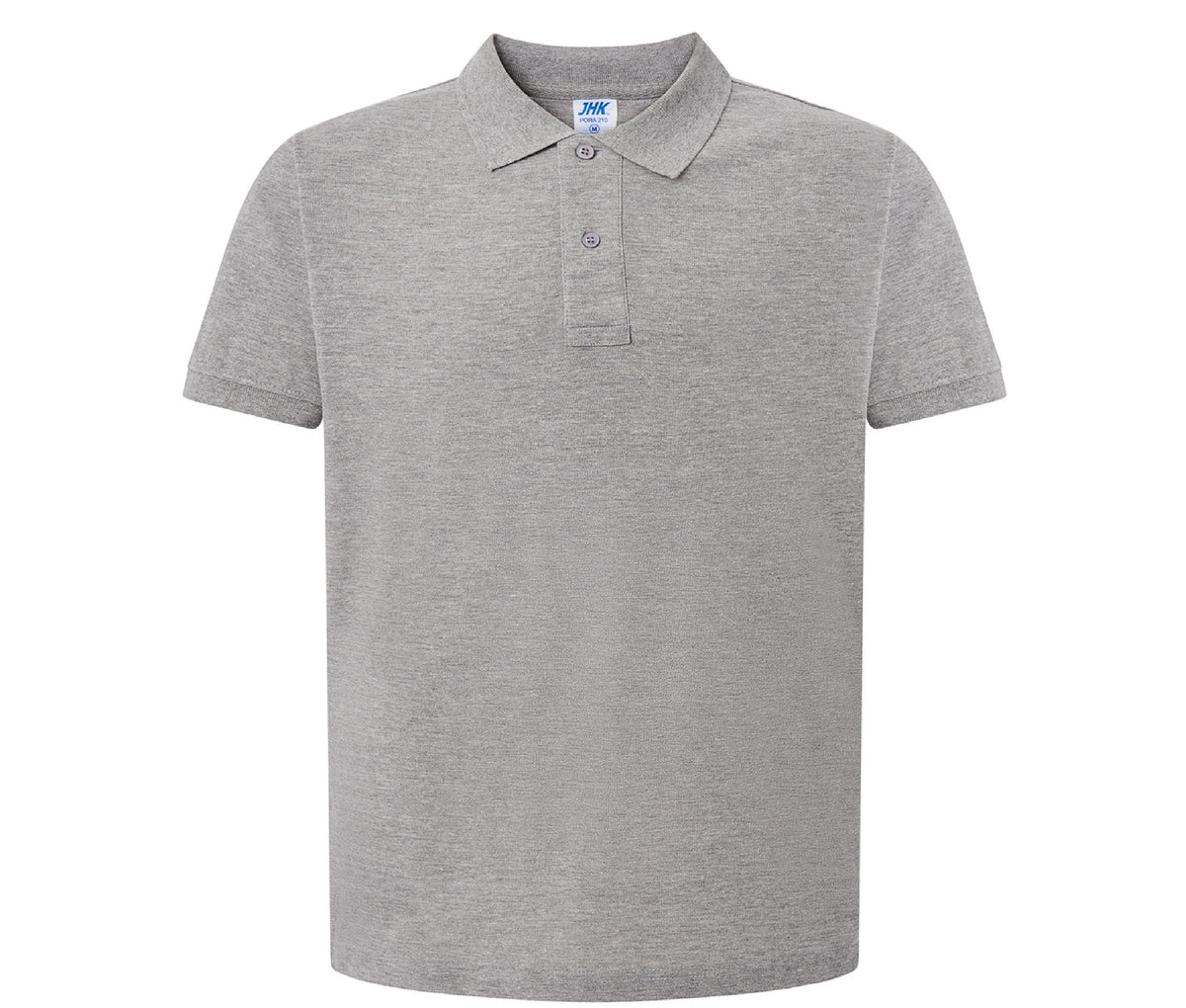 Polo Hombre 210 - JHK JK210 - GREY MELANGE