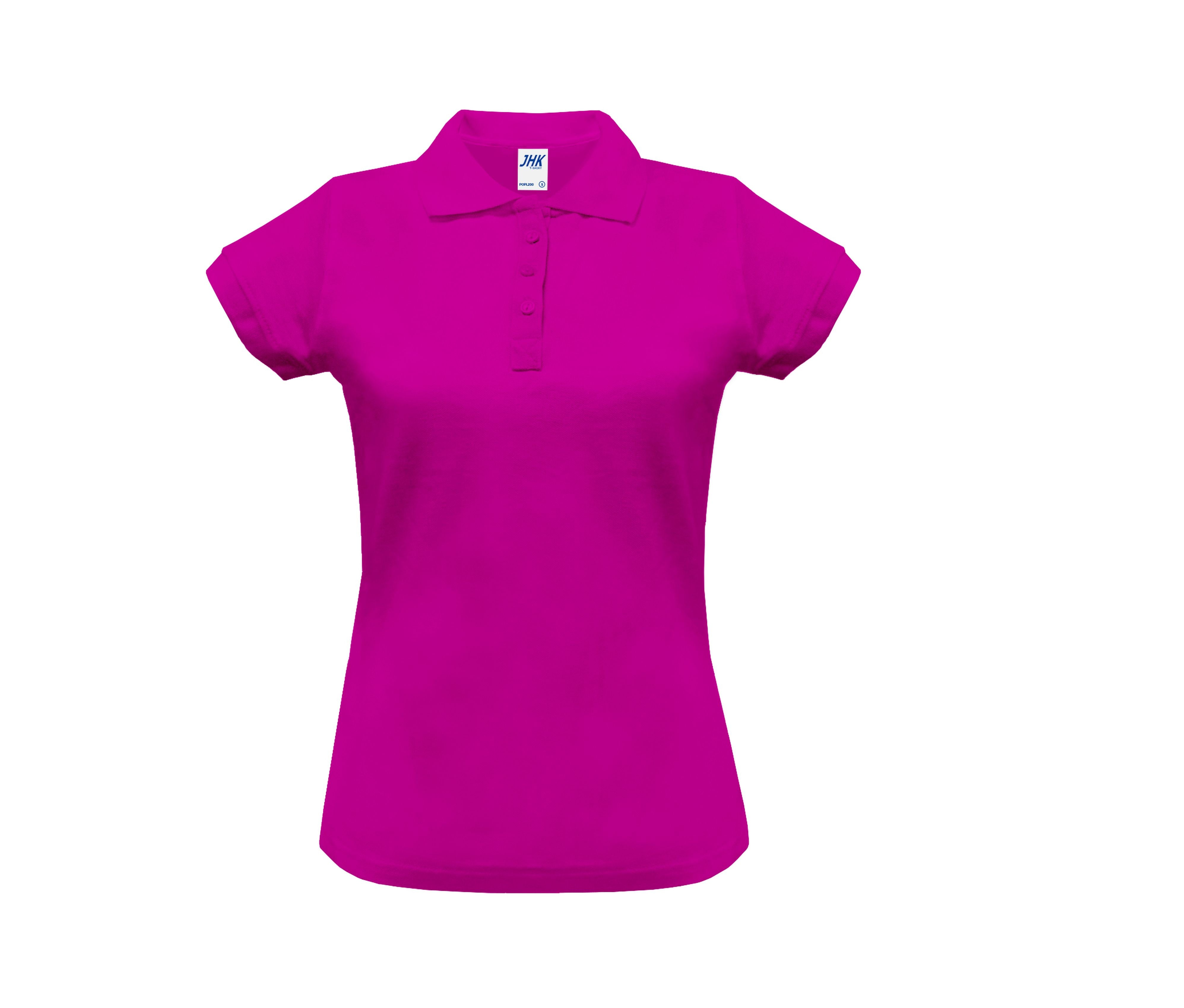 Polo Mujer 200 - JHK JK211 - FUCHSIA