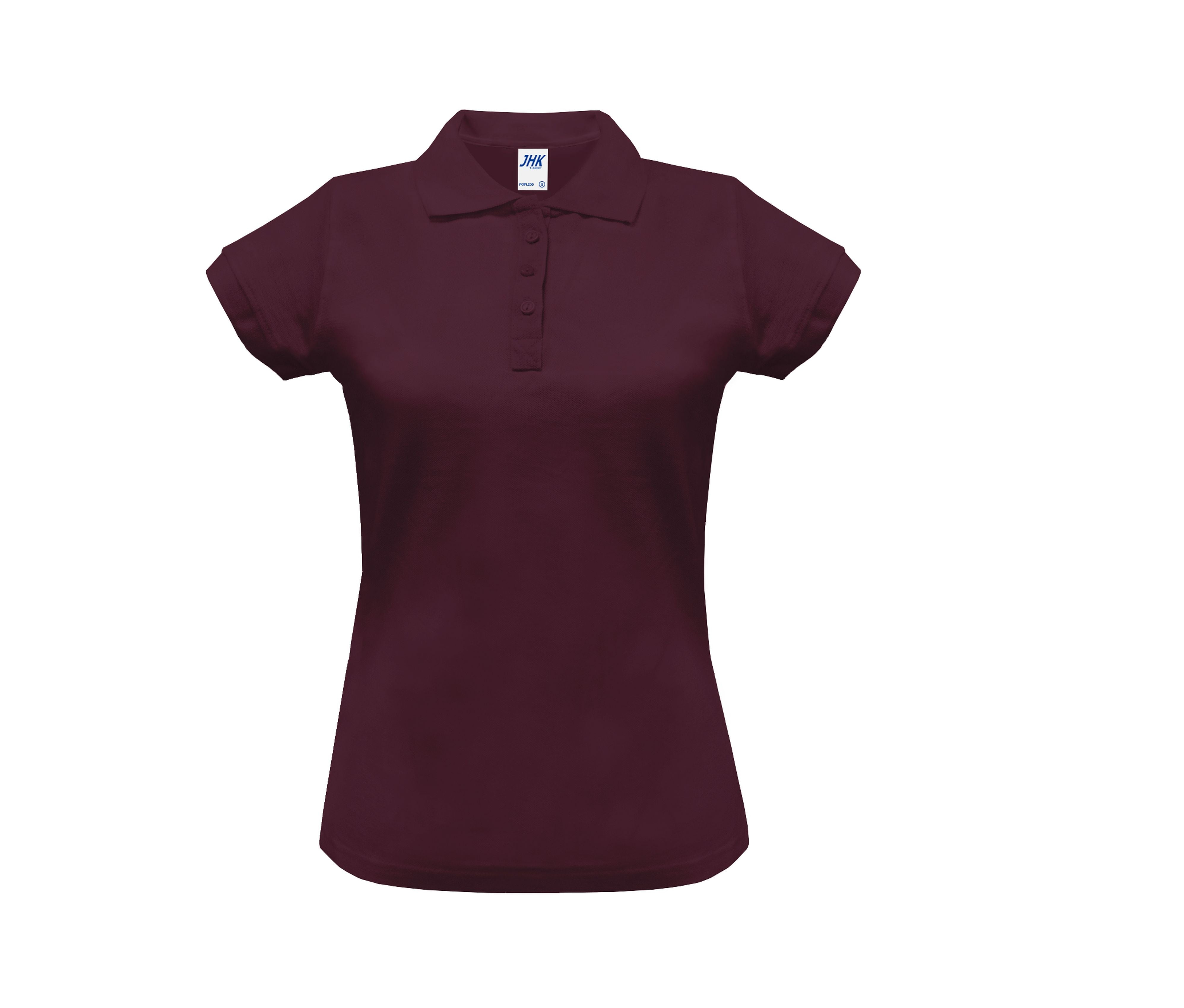 Polo Mujer 200 - JHK JK211 - BURGUNDY