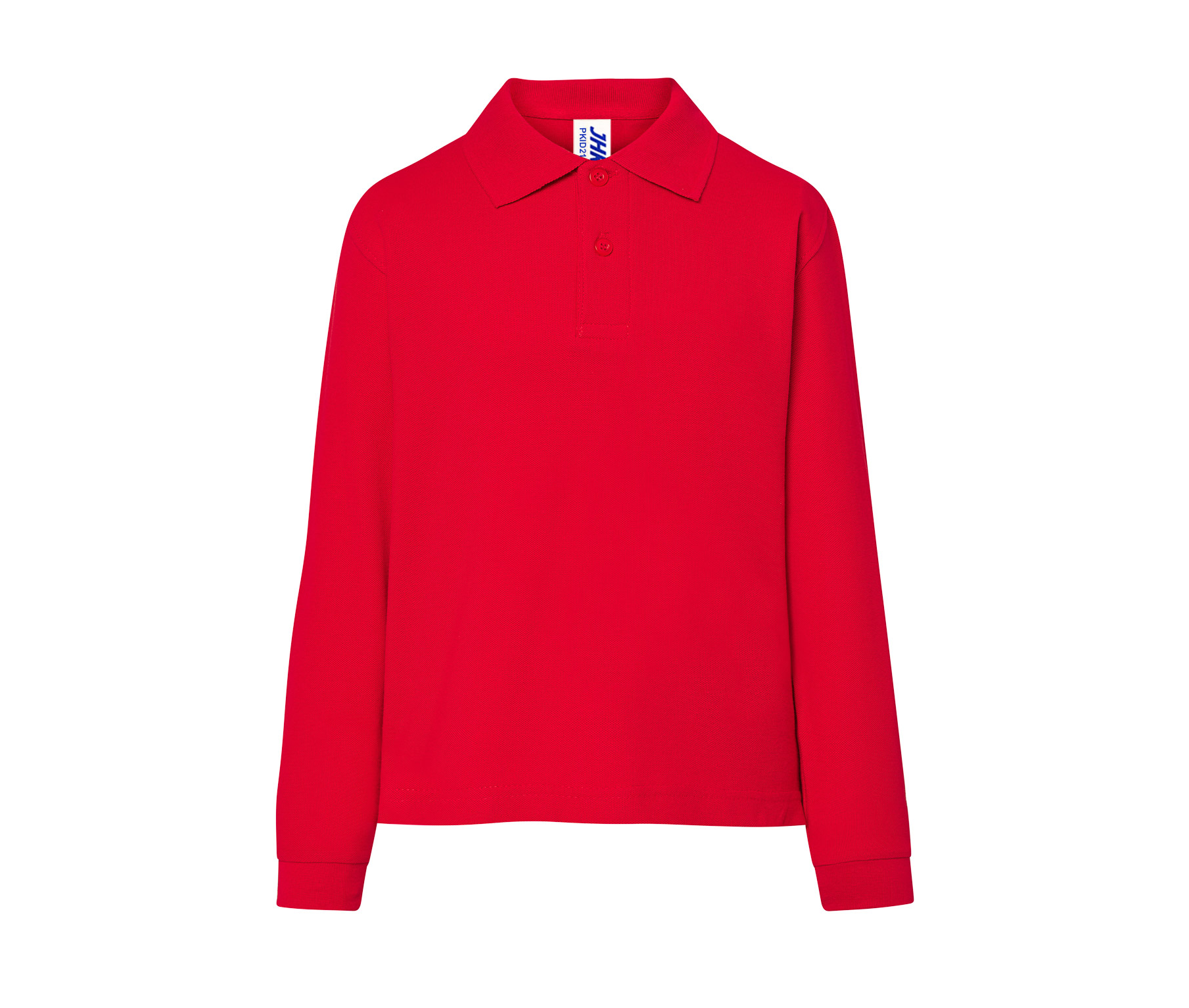 Polo Manga Larga Niño 210 - JHK JK215K - RED