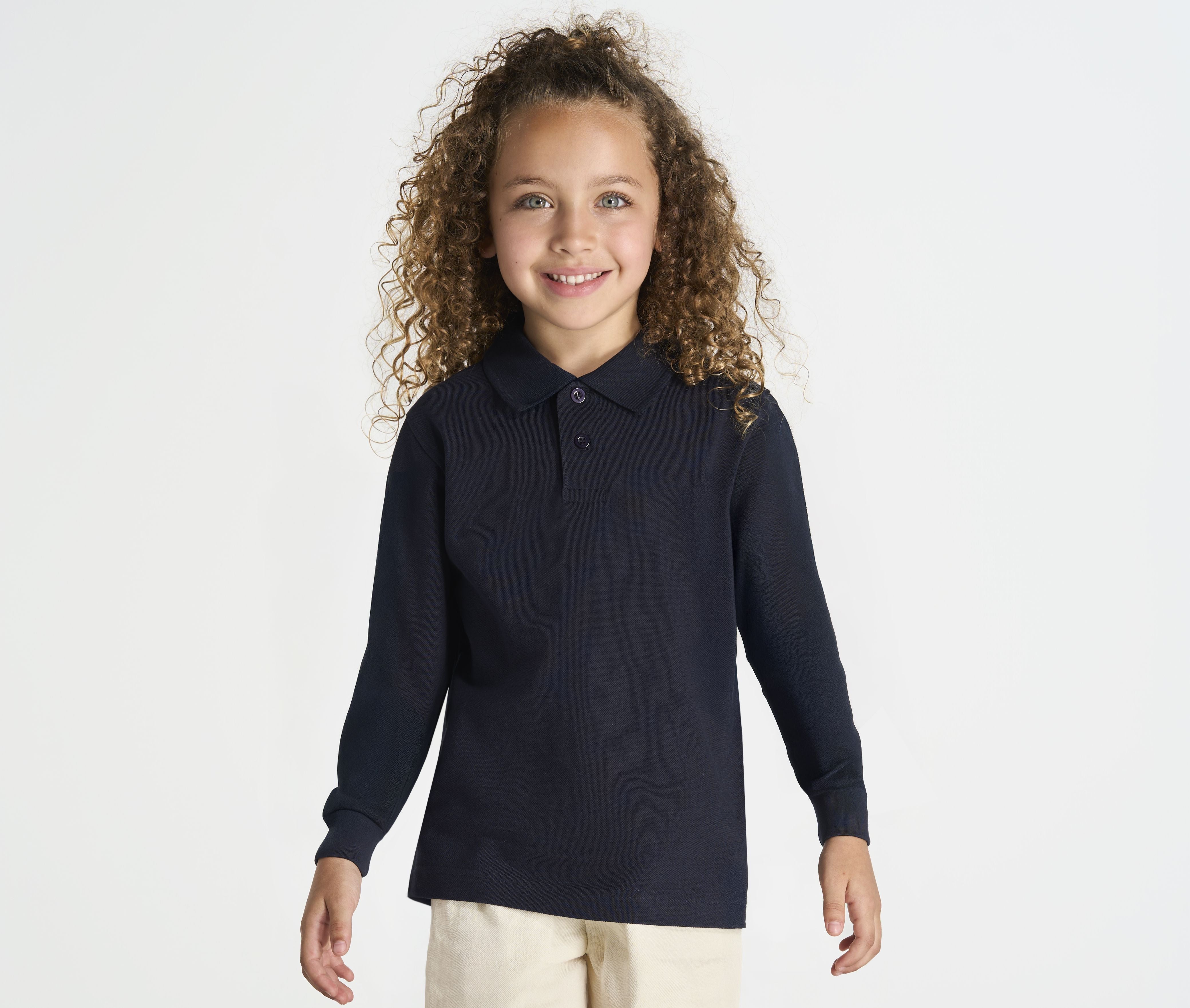 Polo Manga Larga Niño 210 - JHK JK215K