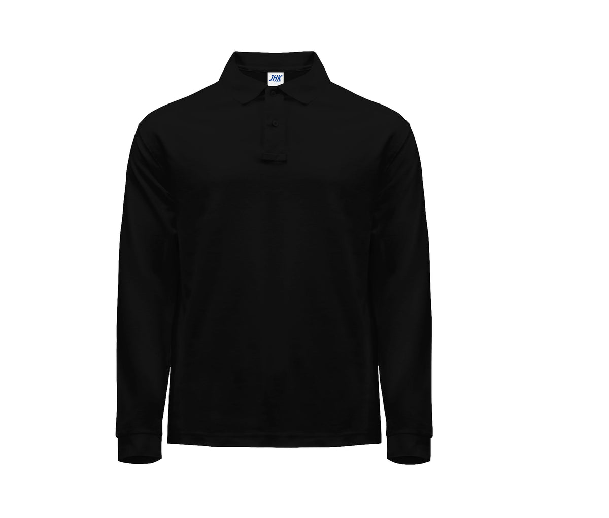 Polo Manga Larga Hombre 210 - JHK JK215 - BLACK
