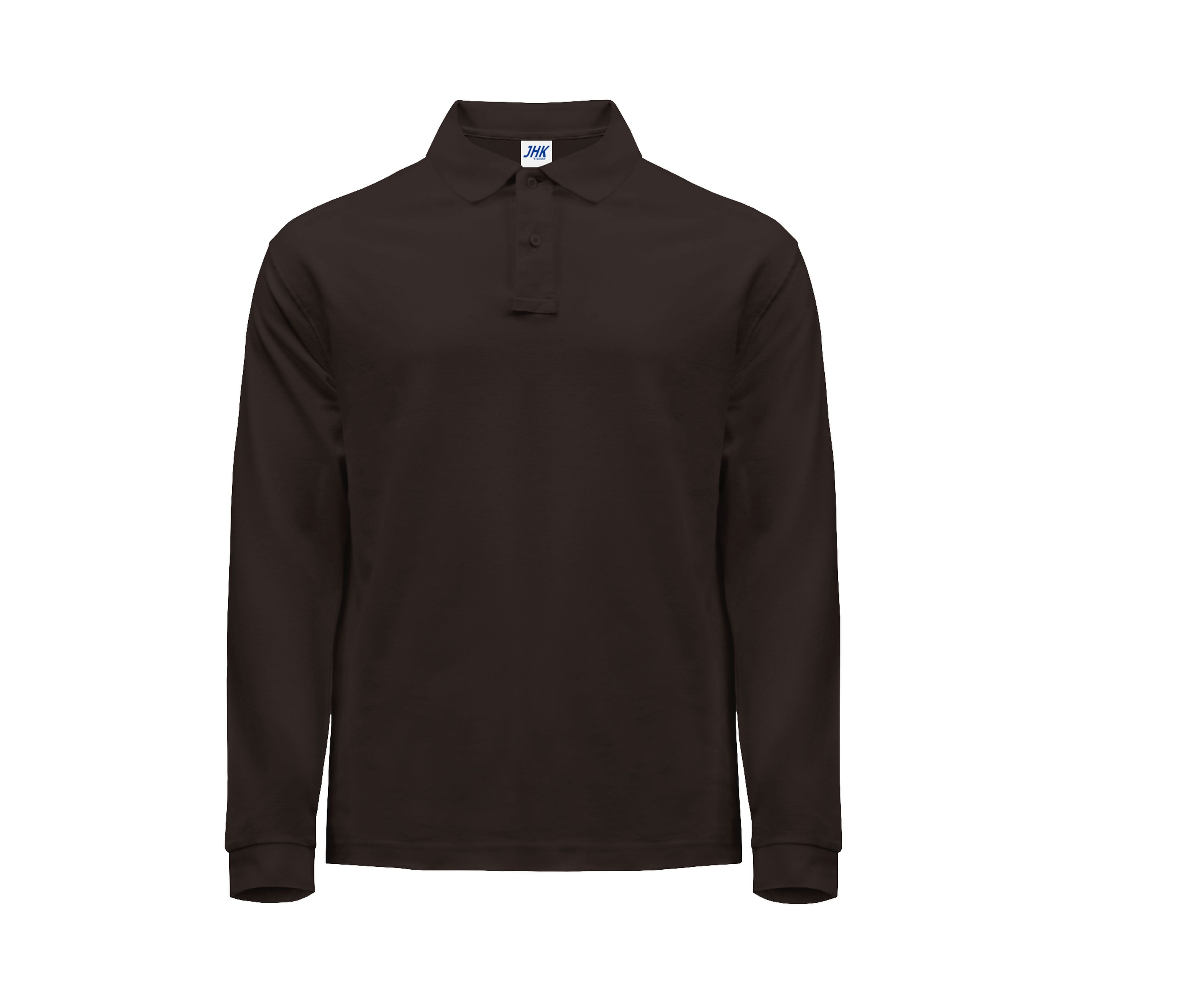 Polo Manga Larga Hombre 210 - JHK JK215 - GRAPHITE