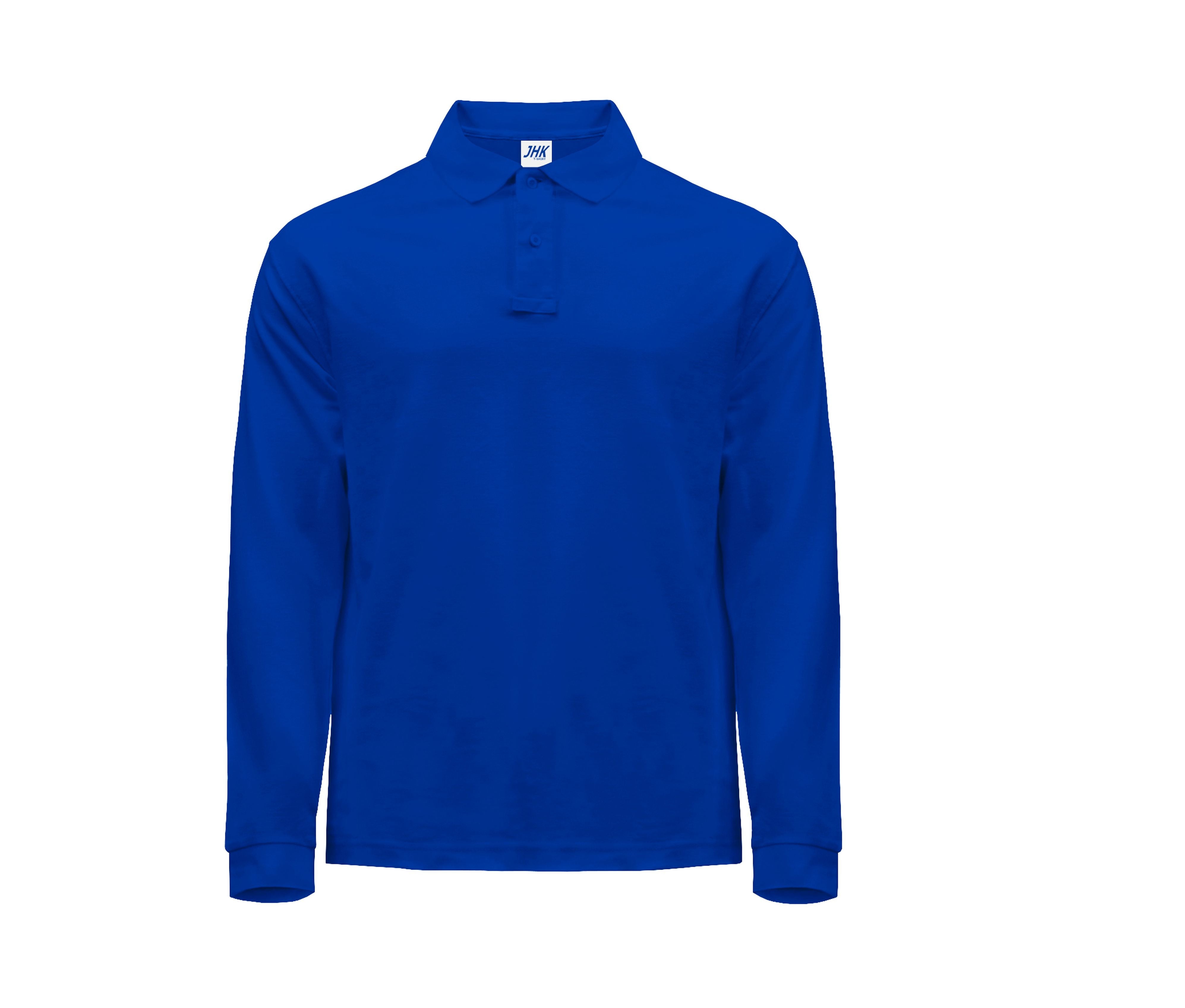 Polo Manga Larga Hombre 210 - JHK JK215 - ROYAL BLUE