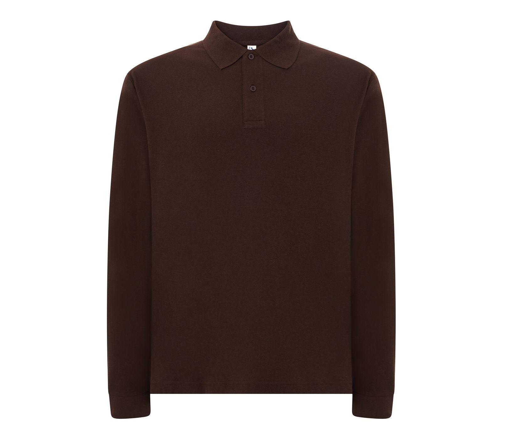 Polo Manga Larga Hombre 210 - JHK JK215 - CHOCOLATE