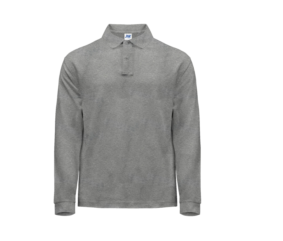 Polo Manga Larga Hombre 210 - JHK JK215 - GREY MELANGE
