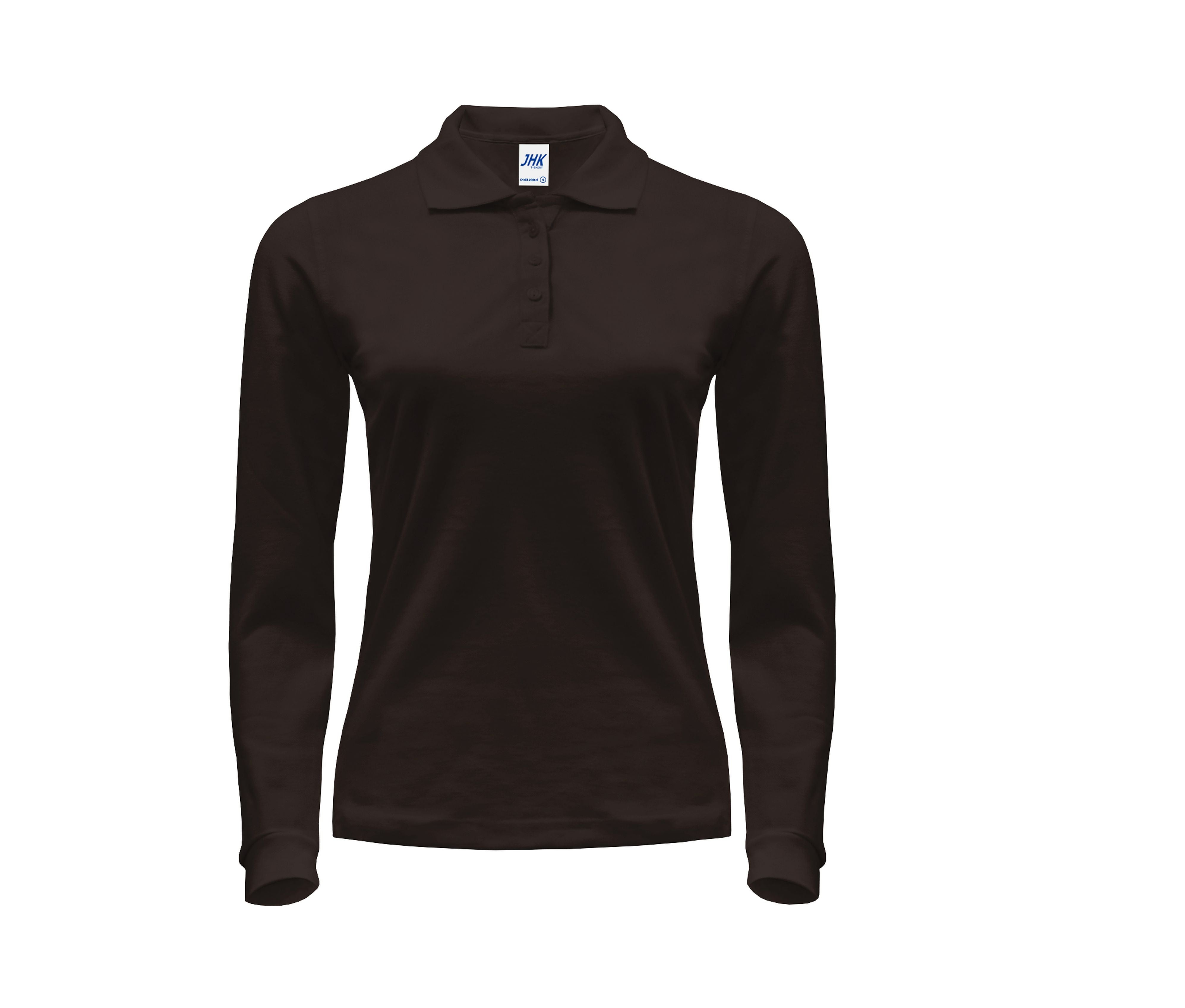 Polo Manga Larga Mujer 200 - JHK JK216 - GRAPHITE