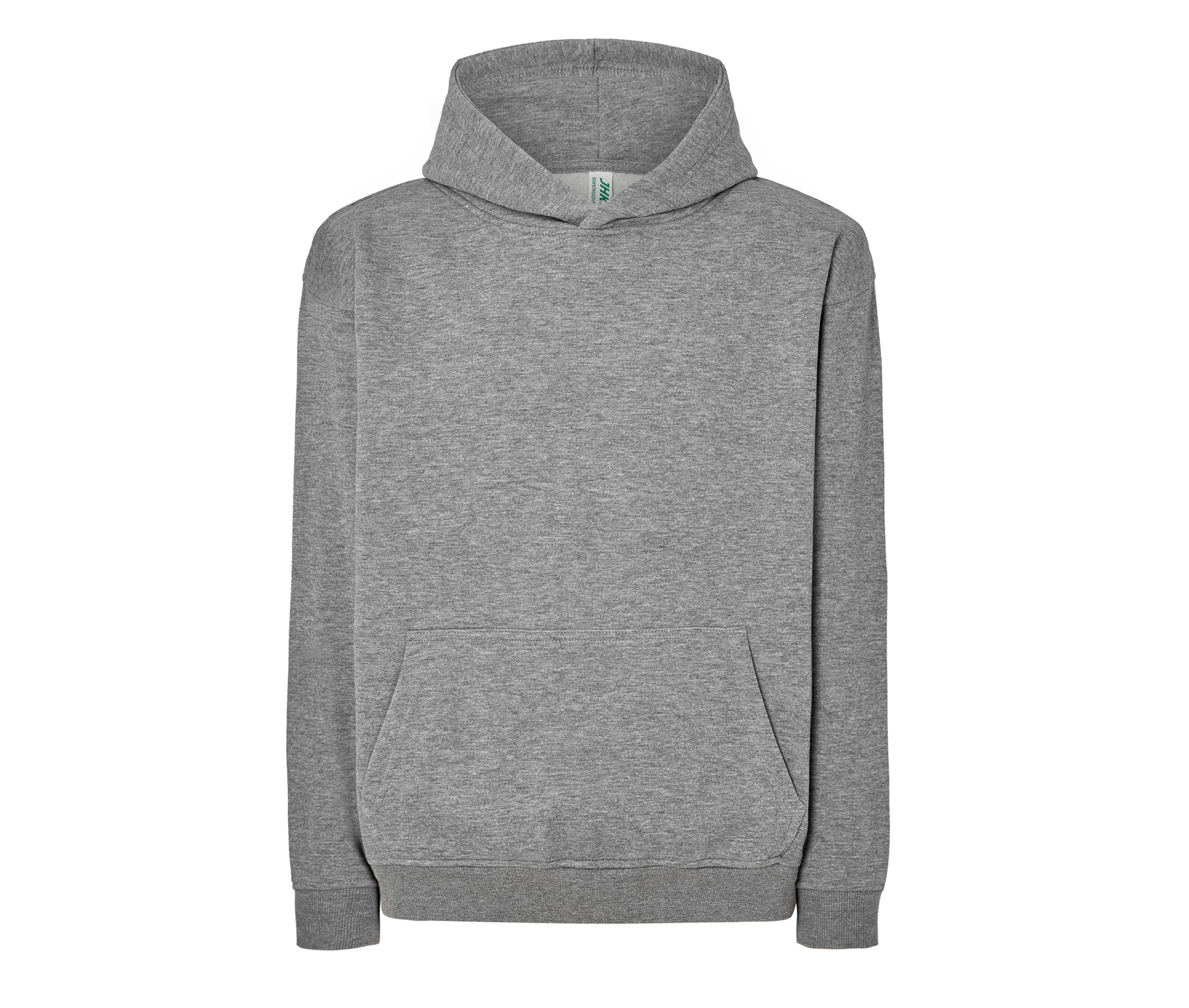 Sudadera Capucha Oversize Unisex 320 - JHK JK282 - GREY MELANGE