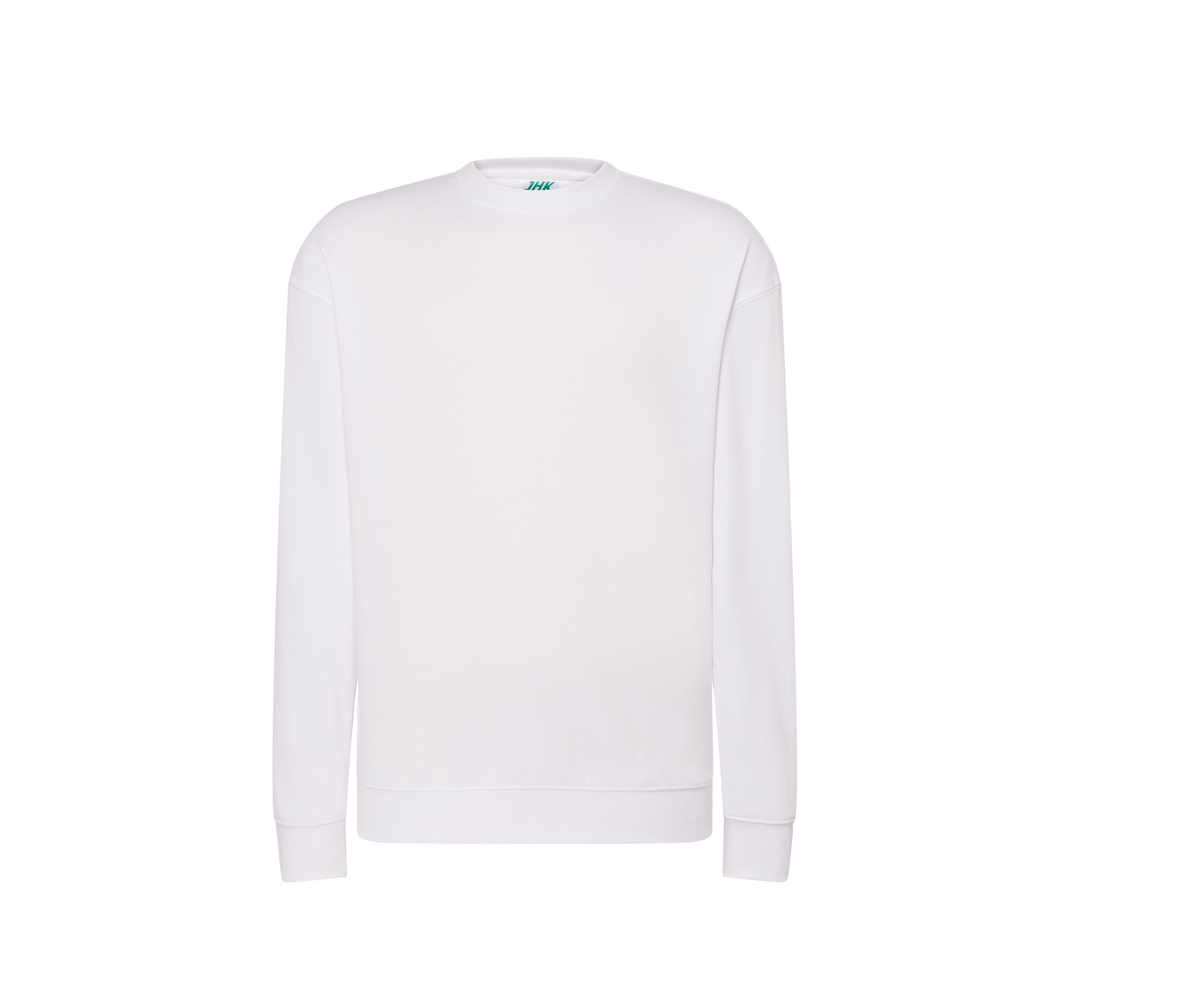 Sudadera Cuello Redondo Unisex 290 - JHK JK290 - WHITE