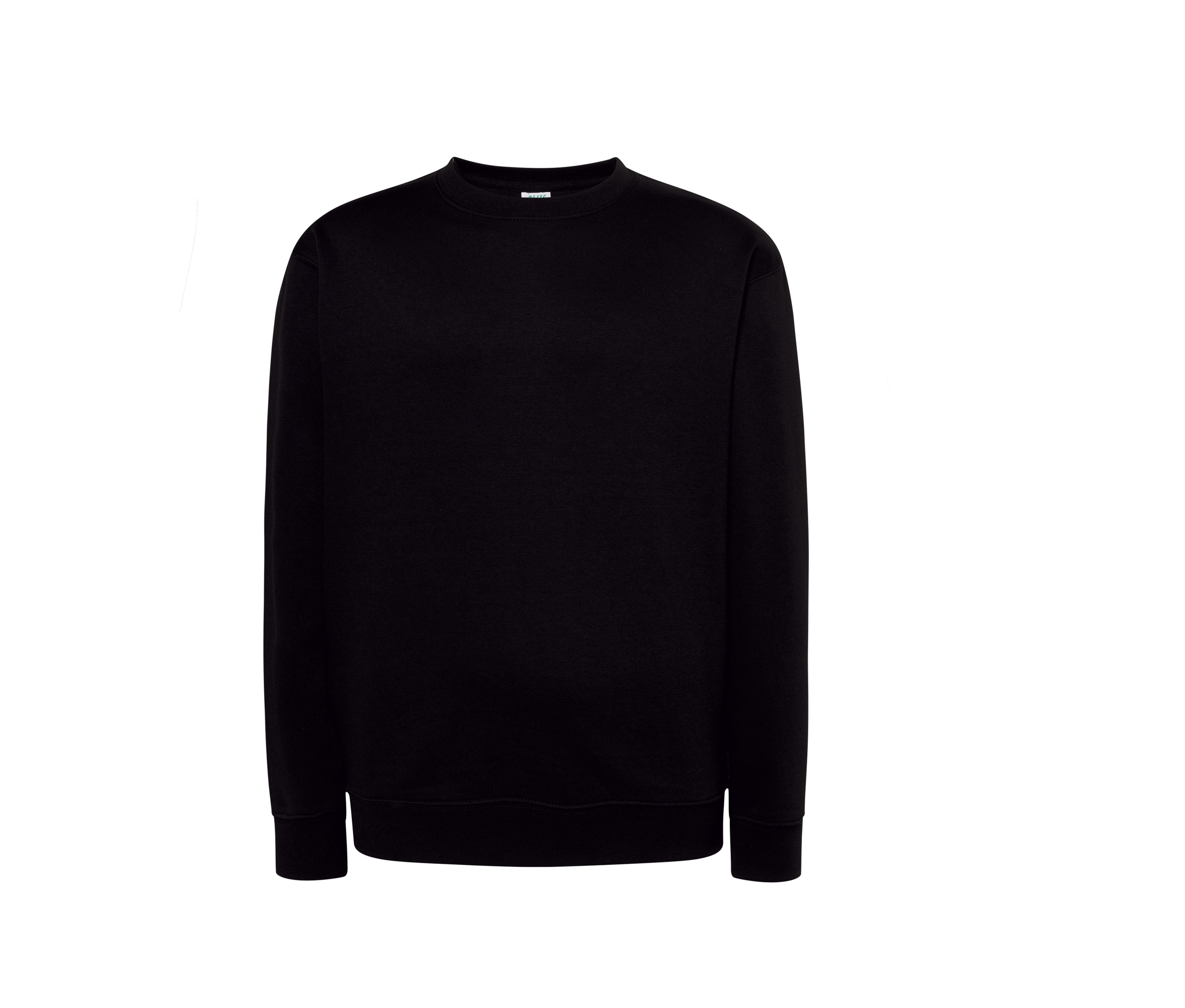 Sudadera Cuello Redondo Unisex 290 - JHK JK290 - BLACK